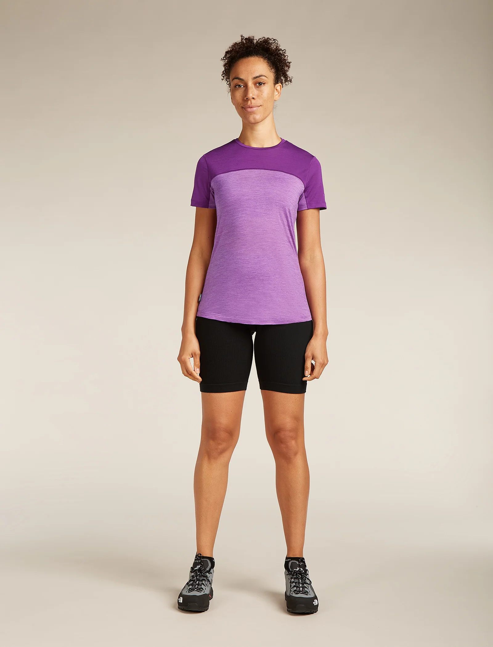 Women's Merino Blend 125 Cool-Lite™ Sphere Short Sleeve T-Shirt Colour Block - Image 3