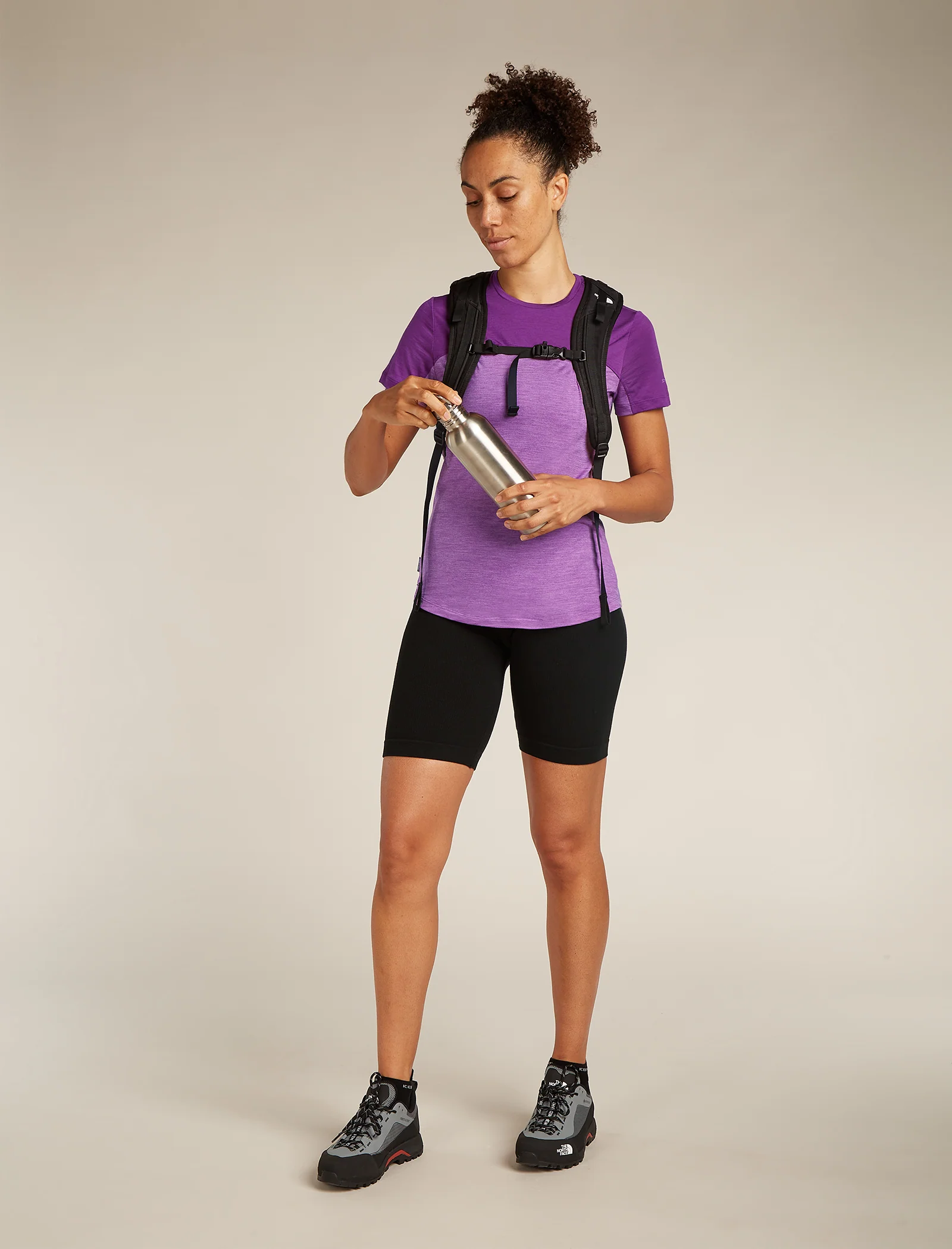 Women's Merino Blend 125 Cool-Lite™ Sphere Short Sleeve T-Shirt Colour Block - Image 4