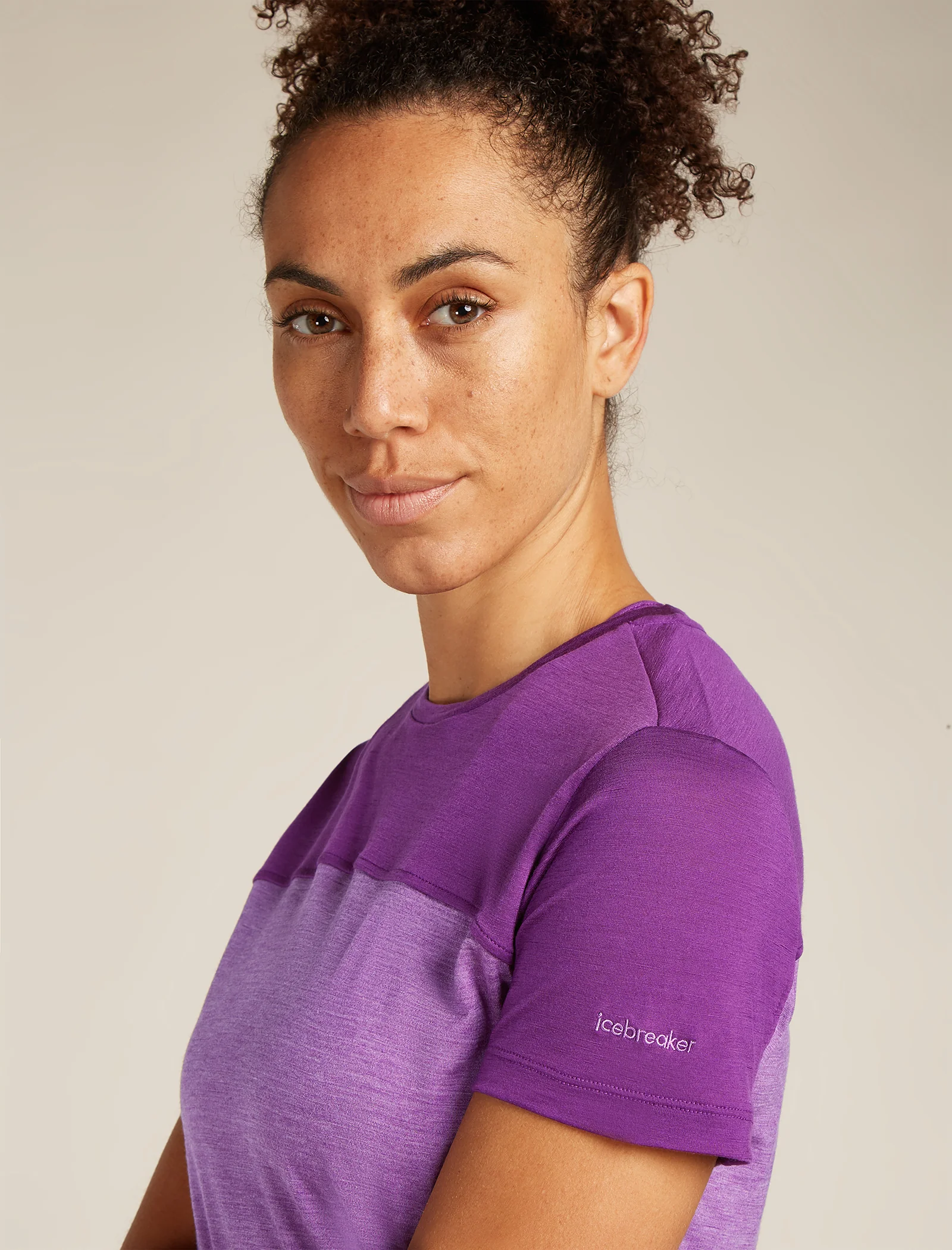 Women's Merino Blend 125 Cool-Lite™ Sphere Short Sleeve T-Shirt Colour Block - Image 5