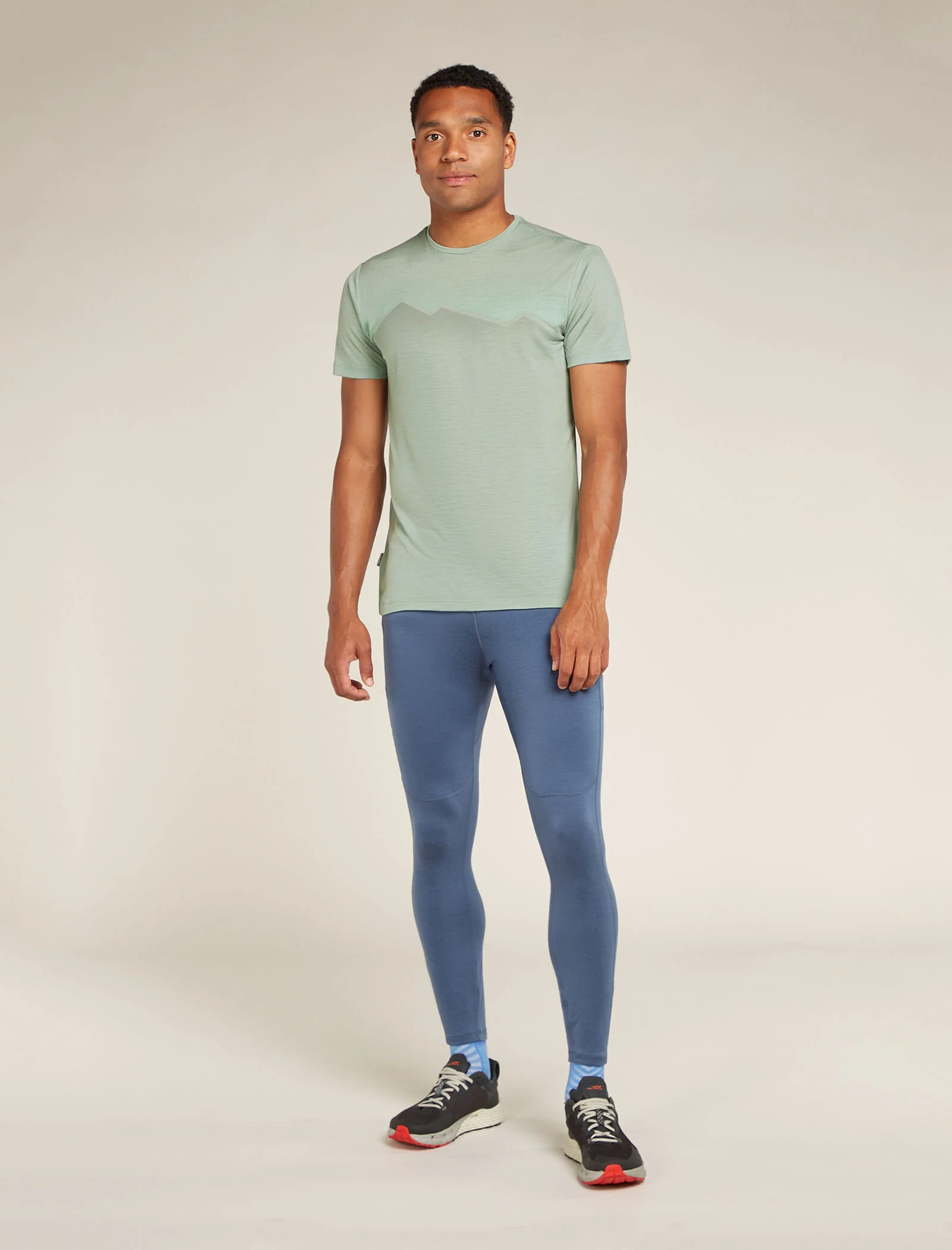 Men's Merino Blend 125 Cool-Lite™ Sphere Short Sleeve T-Shirt Radiant Peak - Image 3