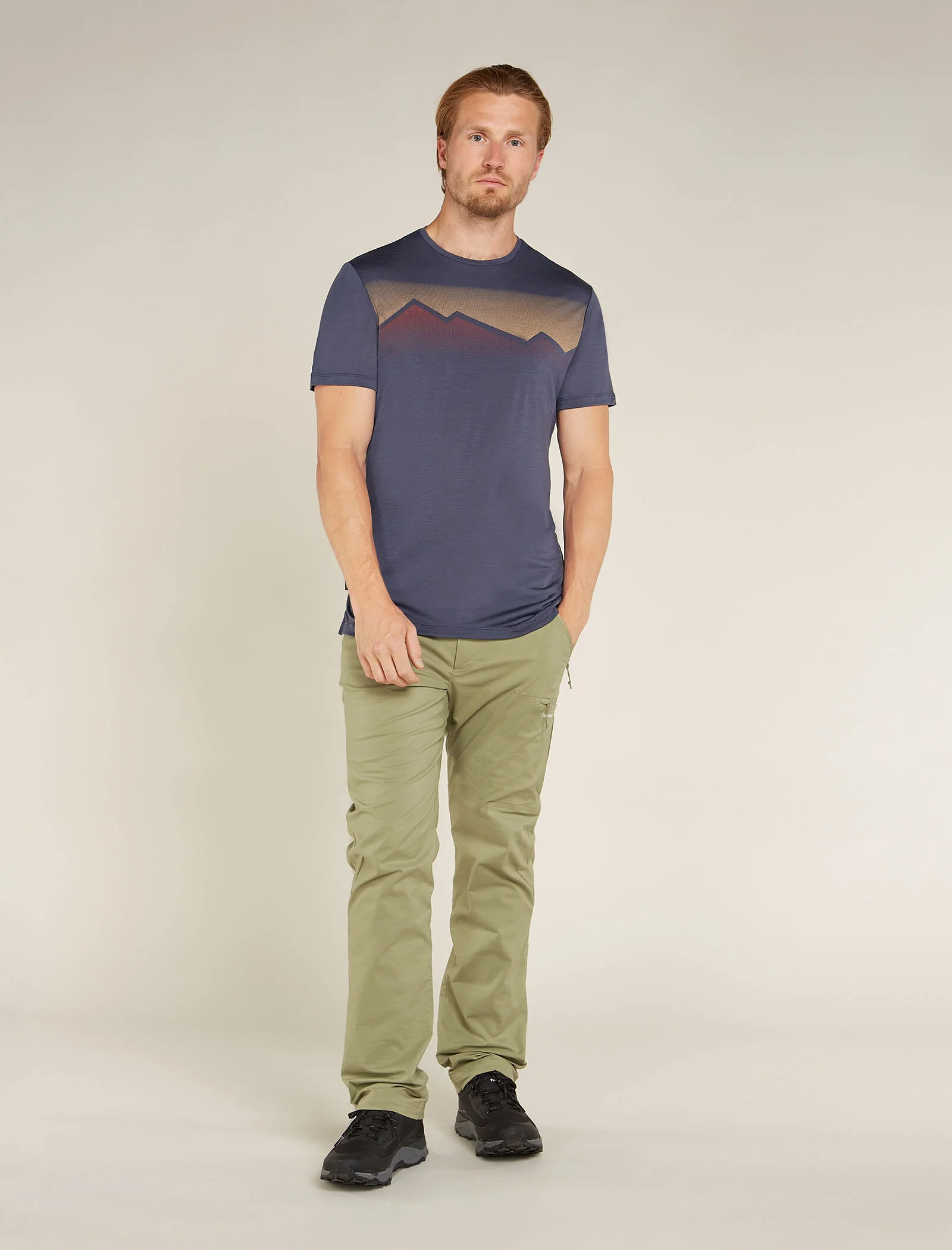 Men's Merino Blend 125 Cool-Lite⢠Sphere Short Sleeve T-Shirt Radiant Peak - Image 3
