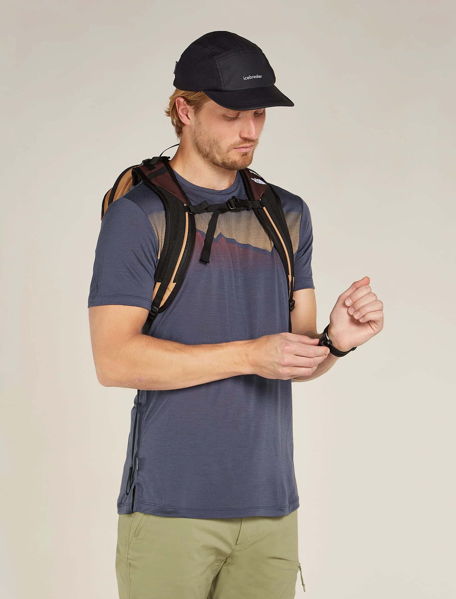 Men's Merino Blend 125 Cool-Lite⢠Sphere Short Sleeve T-Shirt Radiant Peak - Image 4