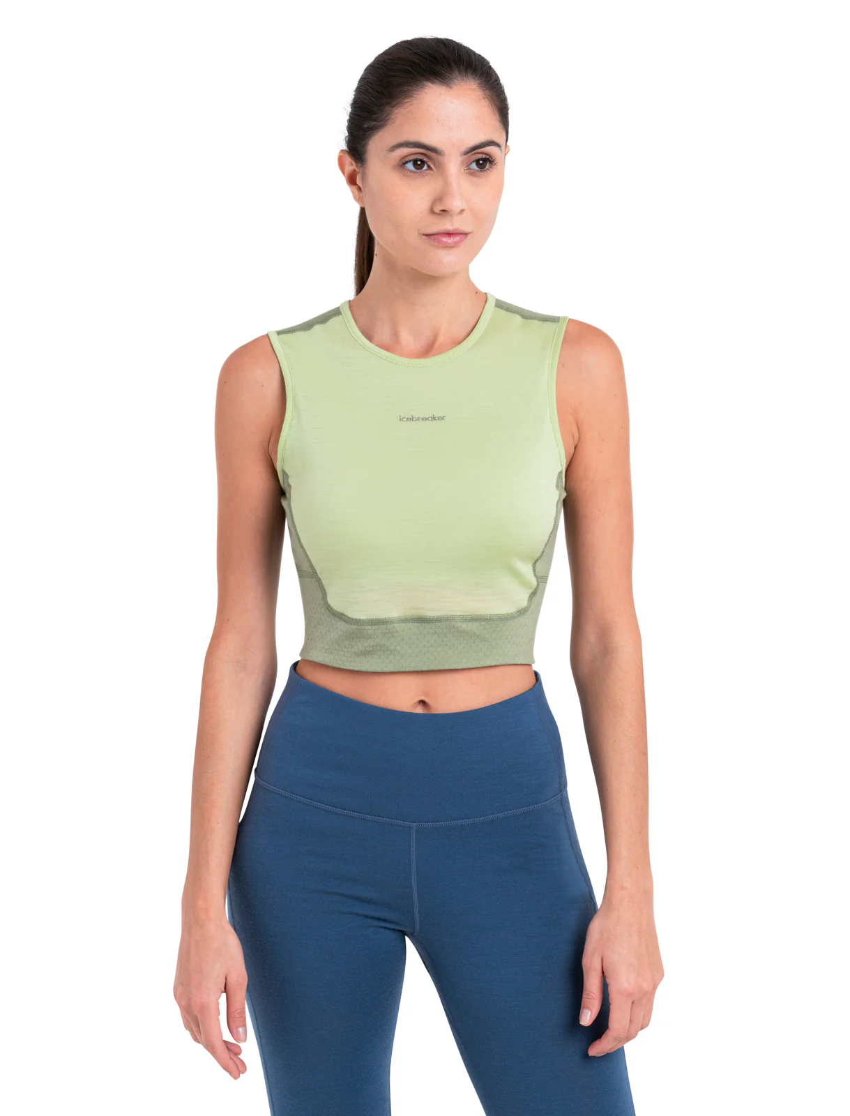 Women's Merino Blend 125 ZoneKnit⢠Energy Wind Cropped Bra-Tank