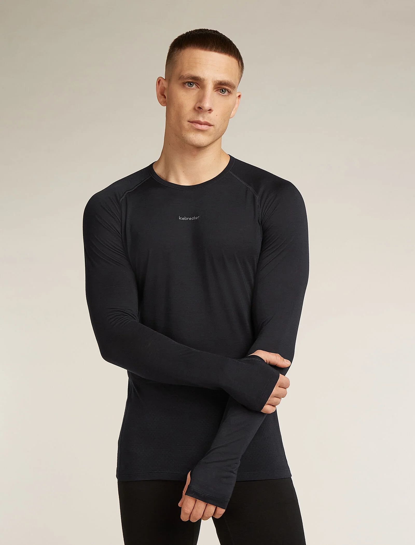 Men's Merino Blend 125 ZoneKnit⢠Long Sleeve Crew Thermal Top