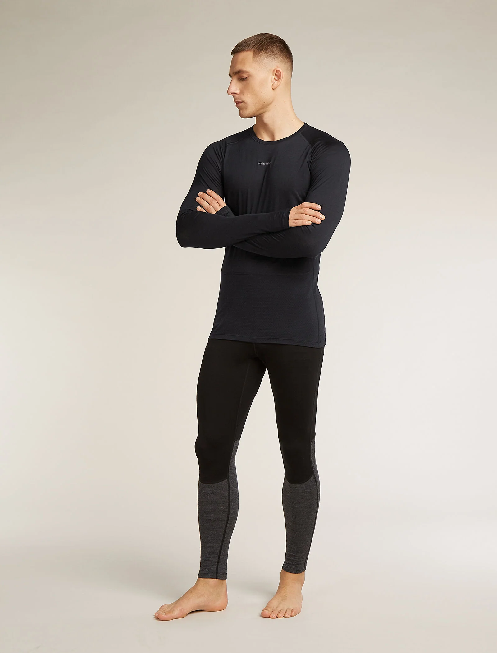 Men's Merino Blend 125 ZoneKnit⢠Long Sleeve Crew Thermal Top - Image 3