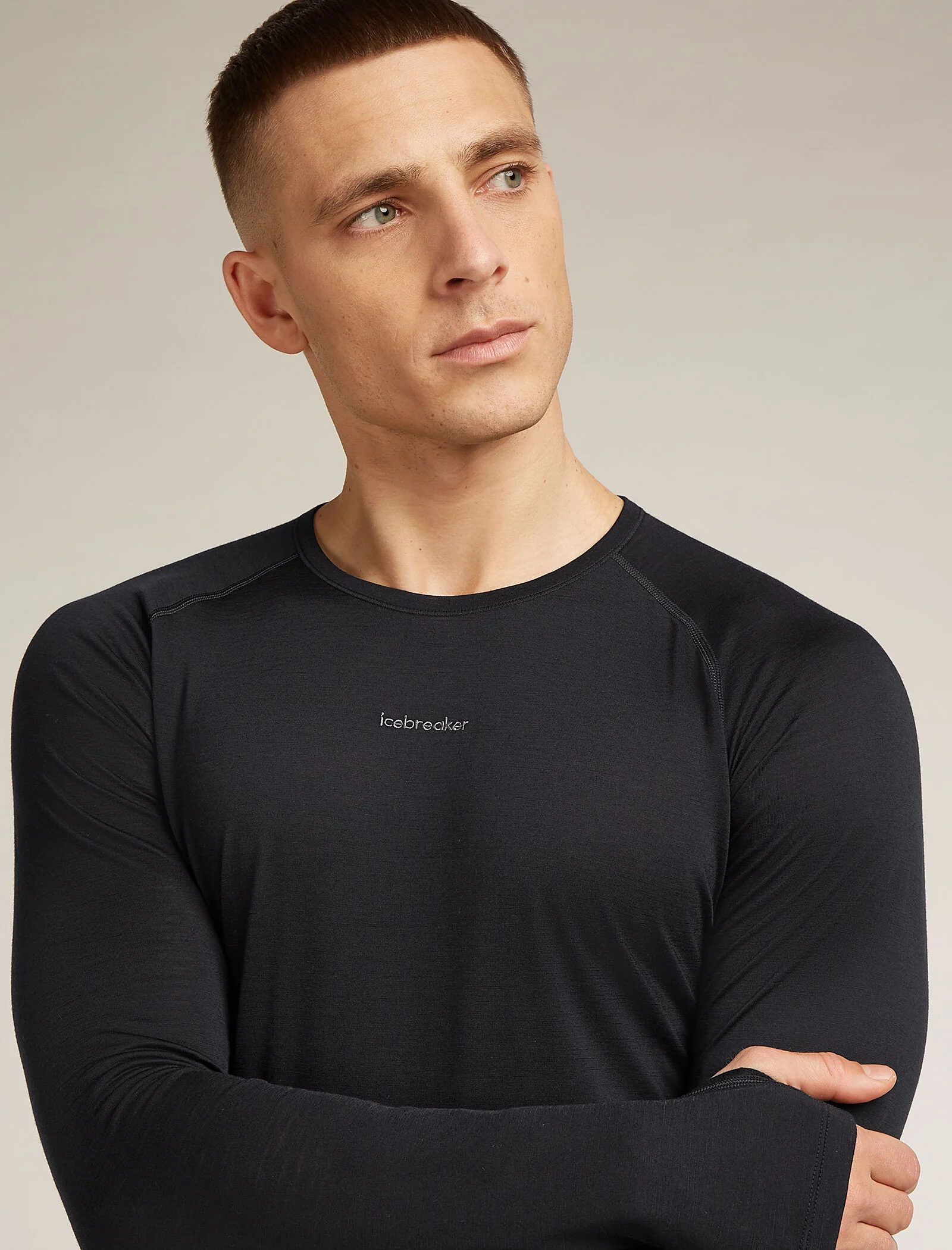Men's Merino Blend 125 ZoneKnit⢠Long Sleeve Crew Thermal Top - Image 5