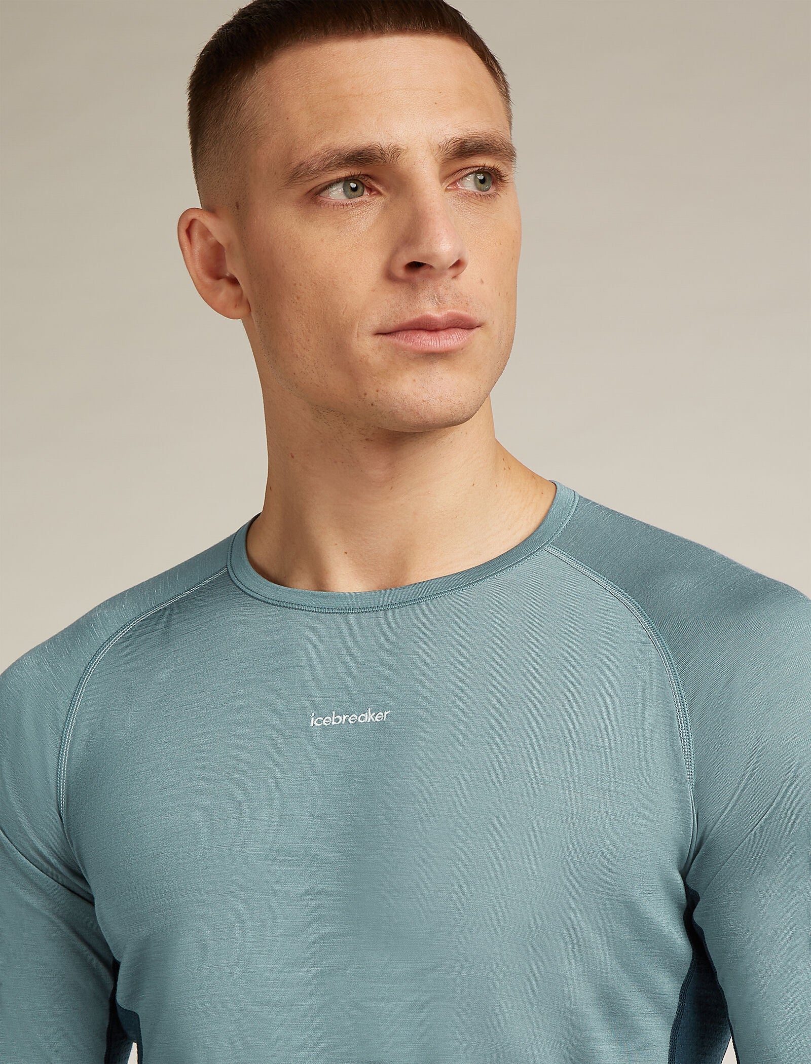 Men's Merino Blend 125 ZoneKnit™ Long Sleeve Crew Thermal Top - Image 5