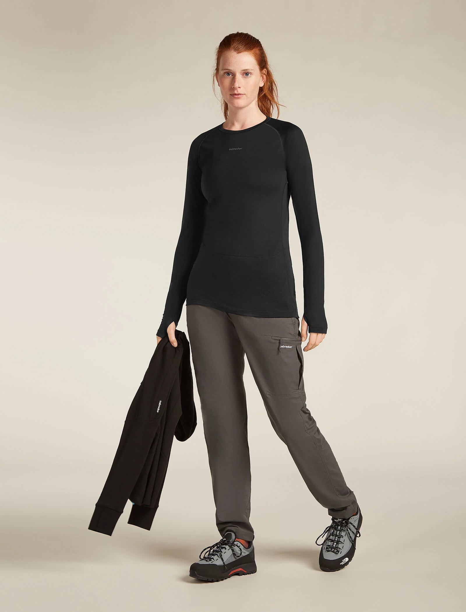 Women's Merino Blend 125 ZoneKnit⢠Long Sleeve Crew Thermal Top - Image 4