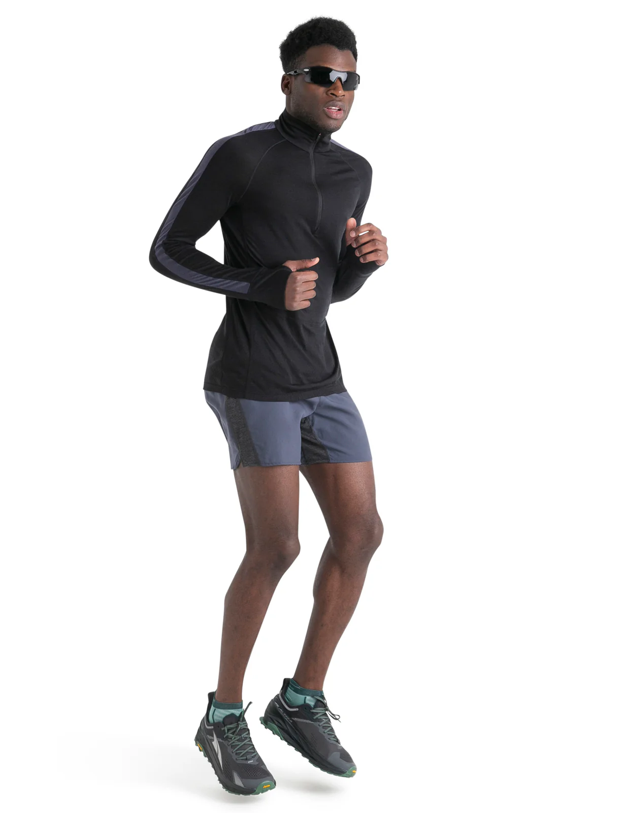 Men's Merino Blend 125 ZoneKnit™ Long Sleeve Half Zip Thermal Top - Image 4
