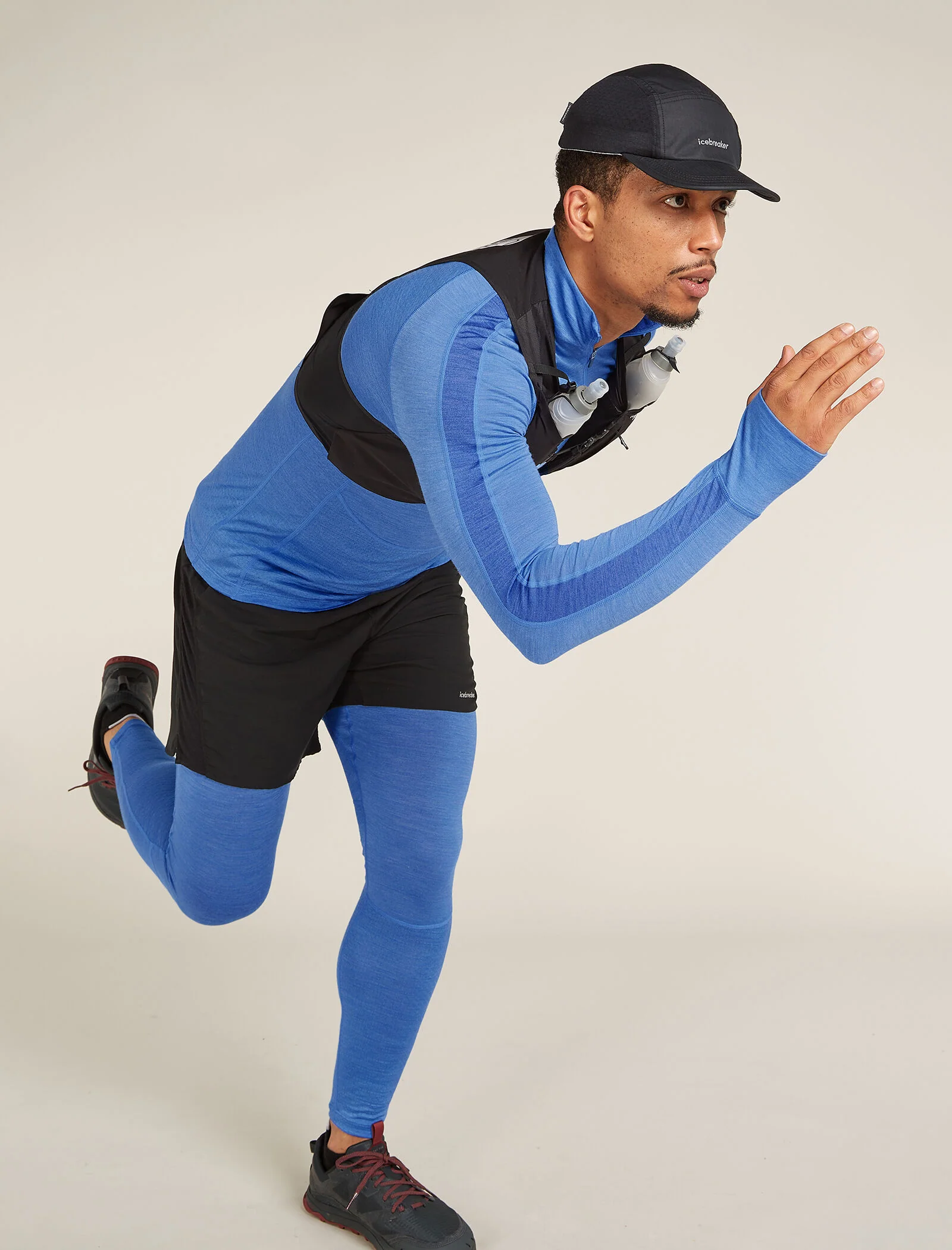 Men's Merino Blend 125 ZoneKnit⢠Long Sleeve Half Zip Thermal Top - Image 4