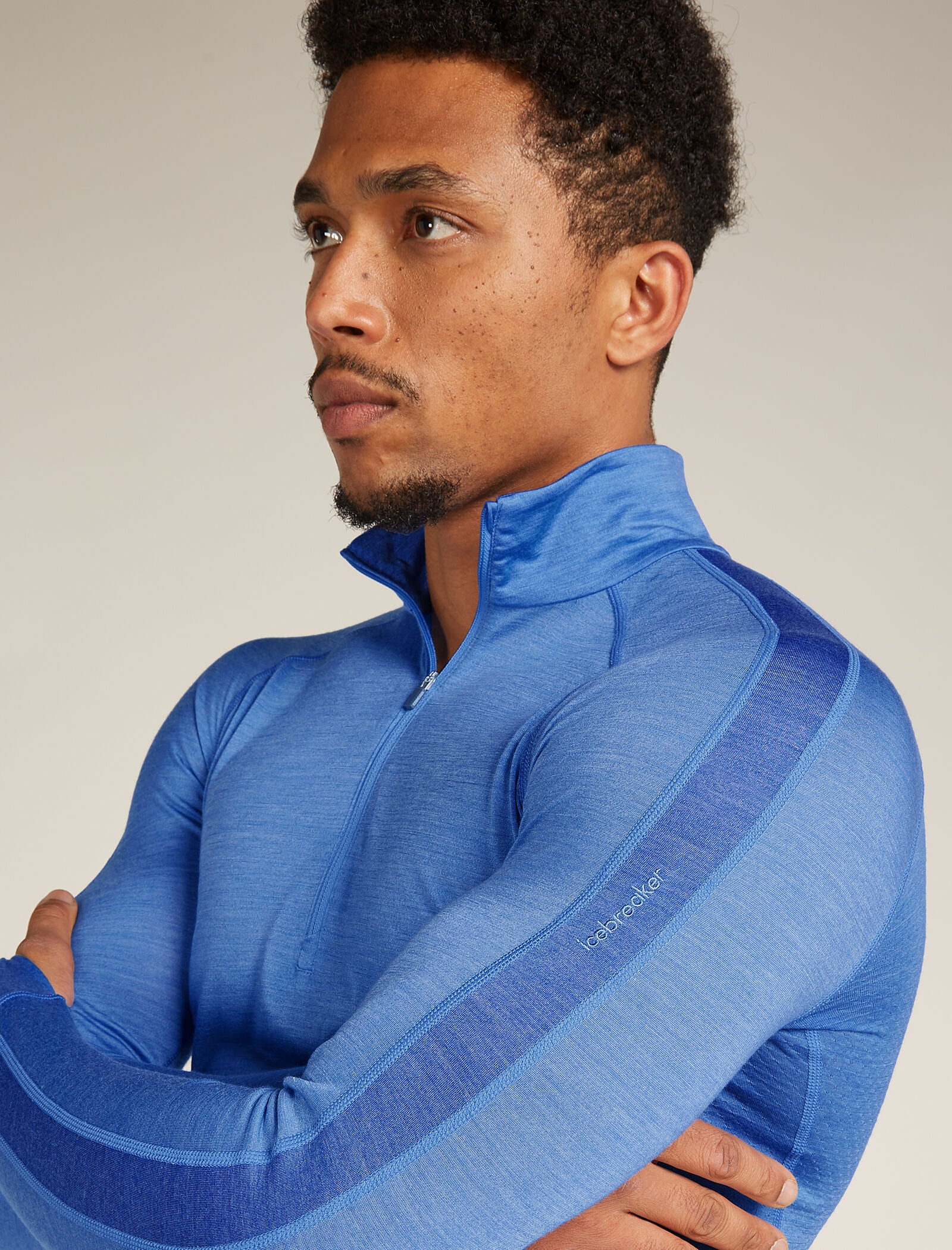 Men's Merino Blend 125 ZoneKnit⢠Long Sleeve Half Zip Thermal Top - Image 5