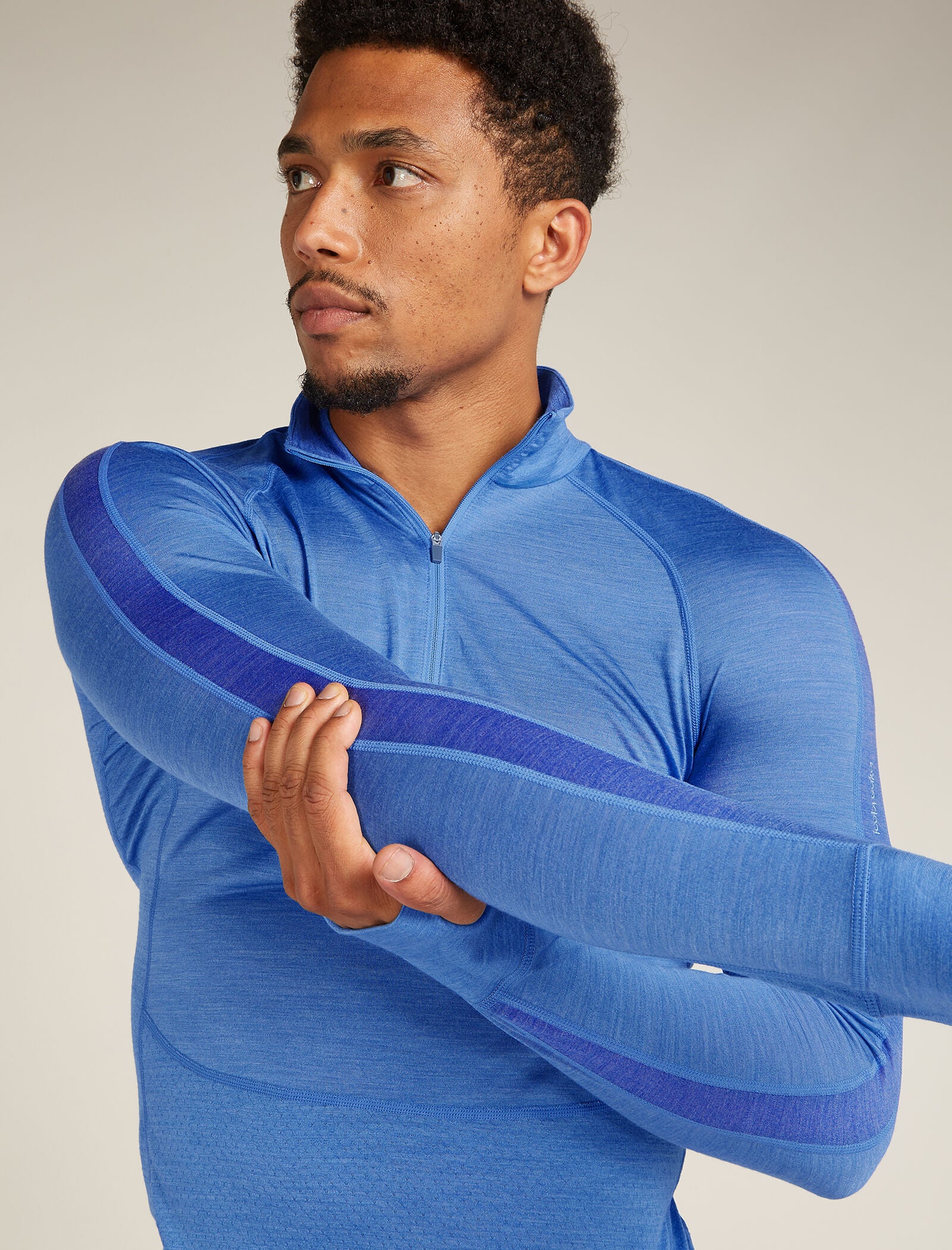 Men's Merino Blend 125 ZoneKnit⢠Long Sleeve Half Zip Thermal Top - Image 6