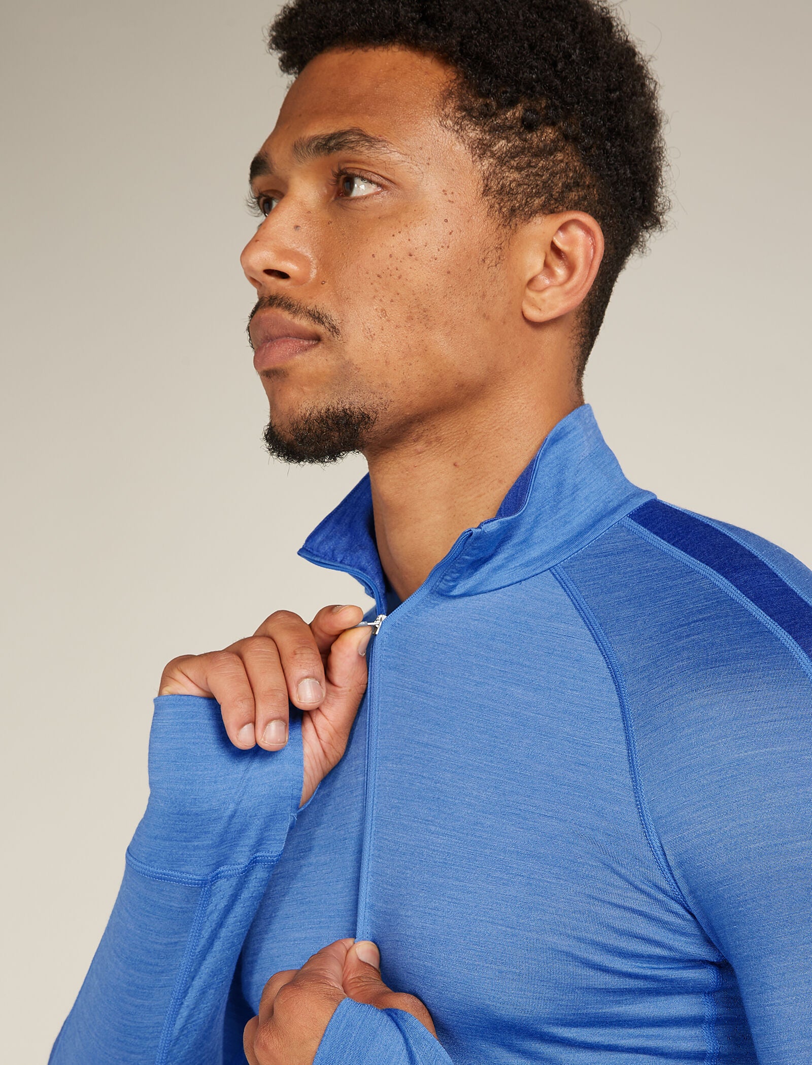Men's Merino Blend 125 ZoneKnit⢠Long Sleeve Half Zip Thermal Top - Image 7