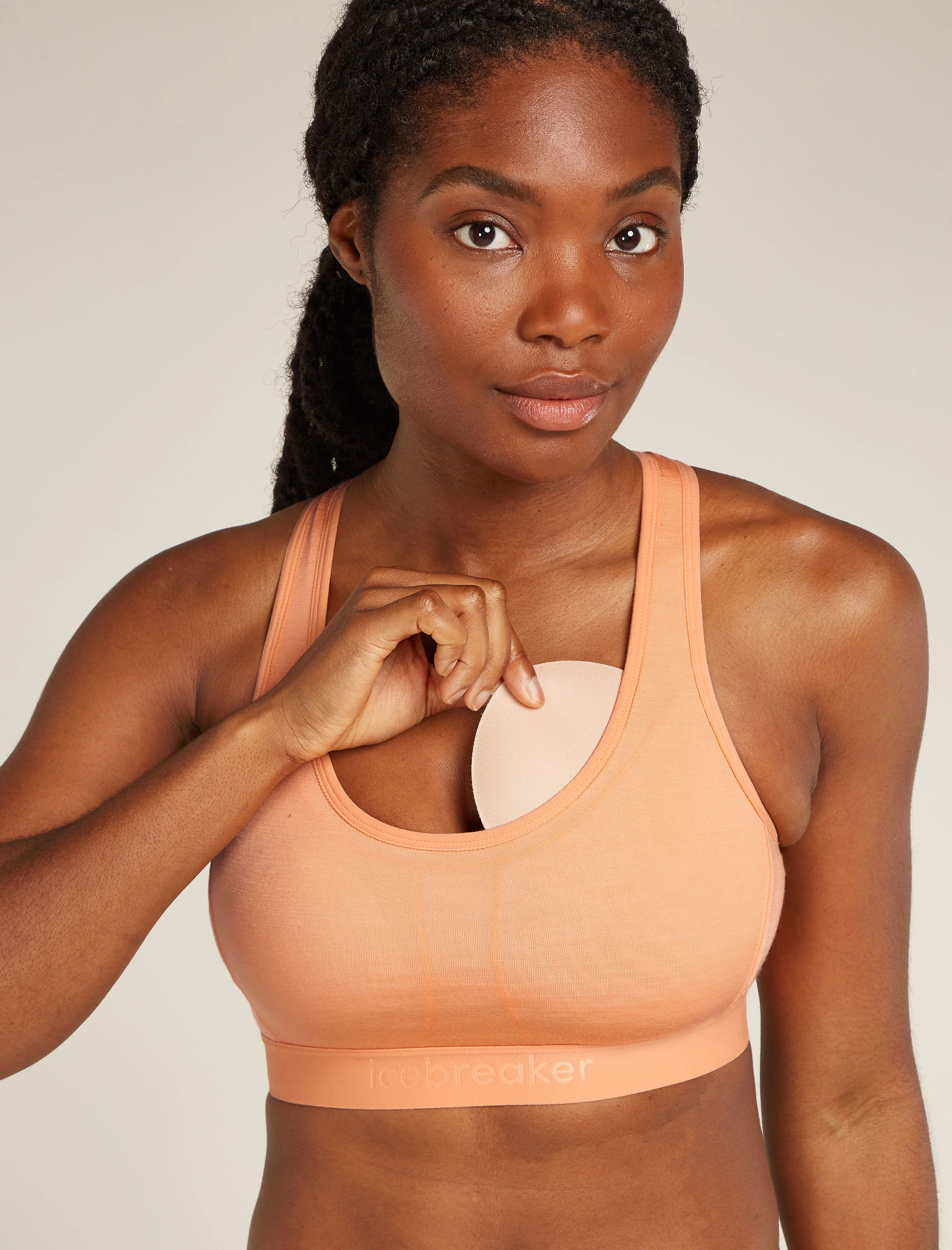 Women's Merino Blend 125 ZoneKnit™ Racerback Bra - Image 4