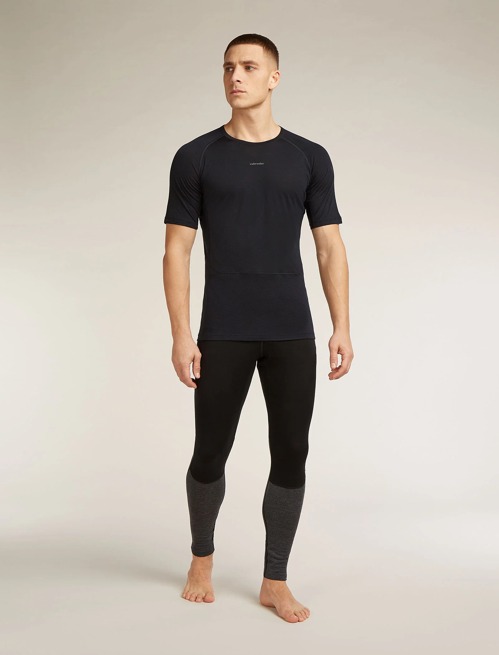 Men's Merino Blend 125 ZoneKnit⢠Short Sleeve Crew Thermal Top - Image 3