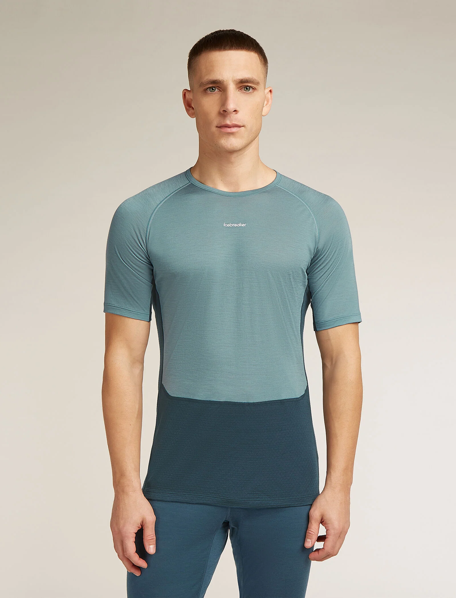 Men's Merino Blend 125 ZoneKnit⢠Short Sleeve Crew Thermal Top