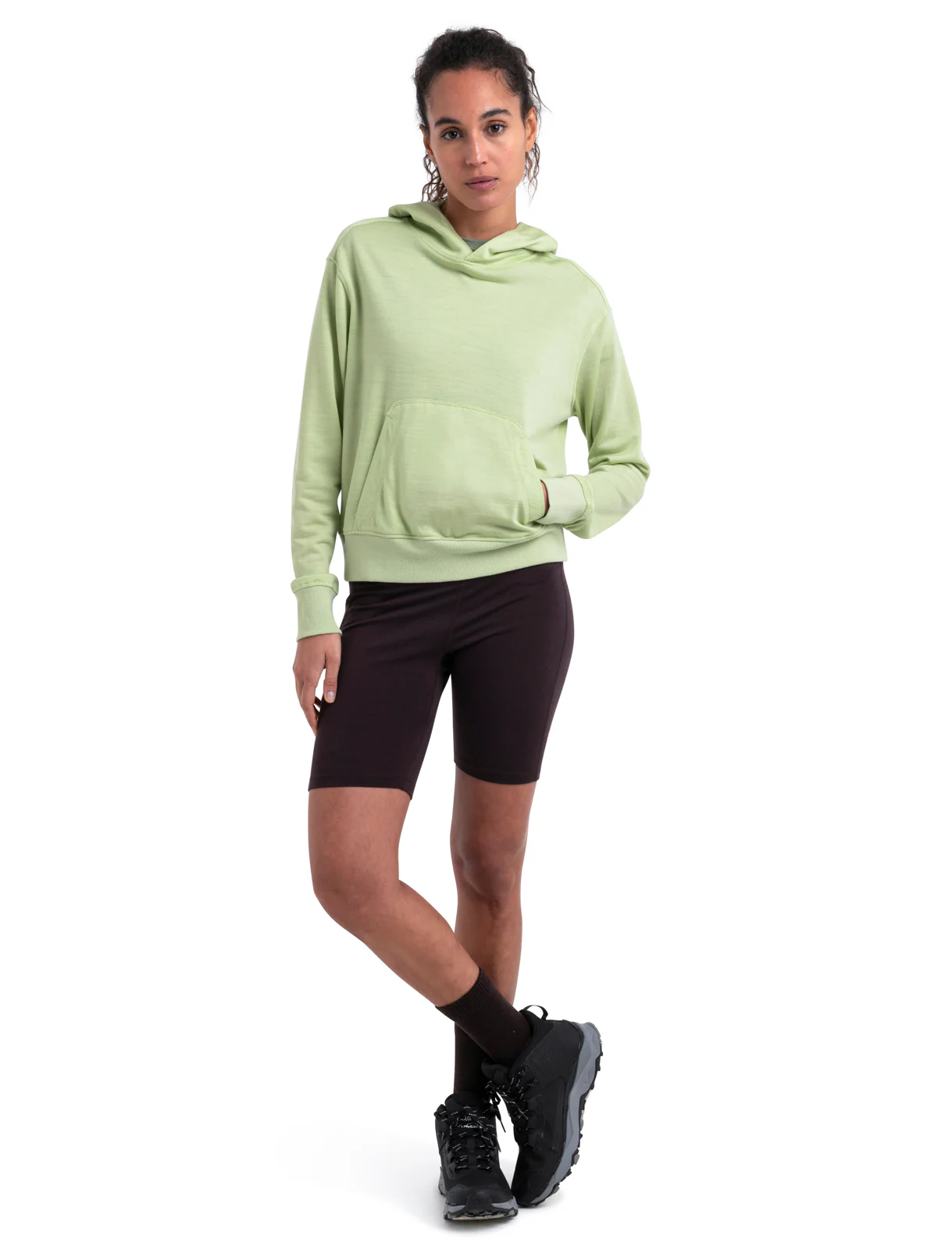 Women's Merino Blend 200 Crush Long Sleeve Hoodie - Image 7
