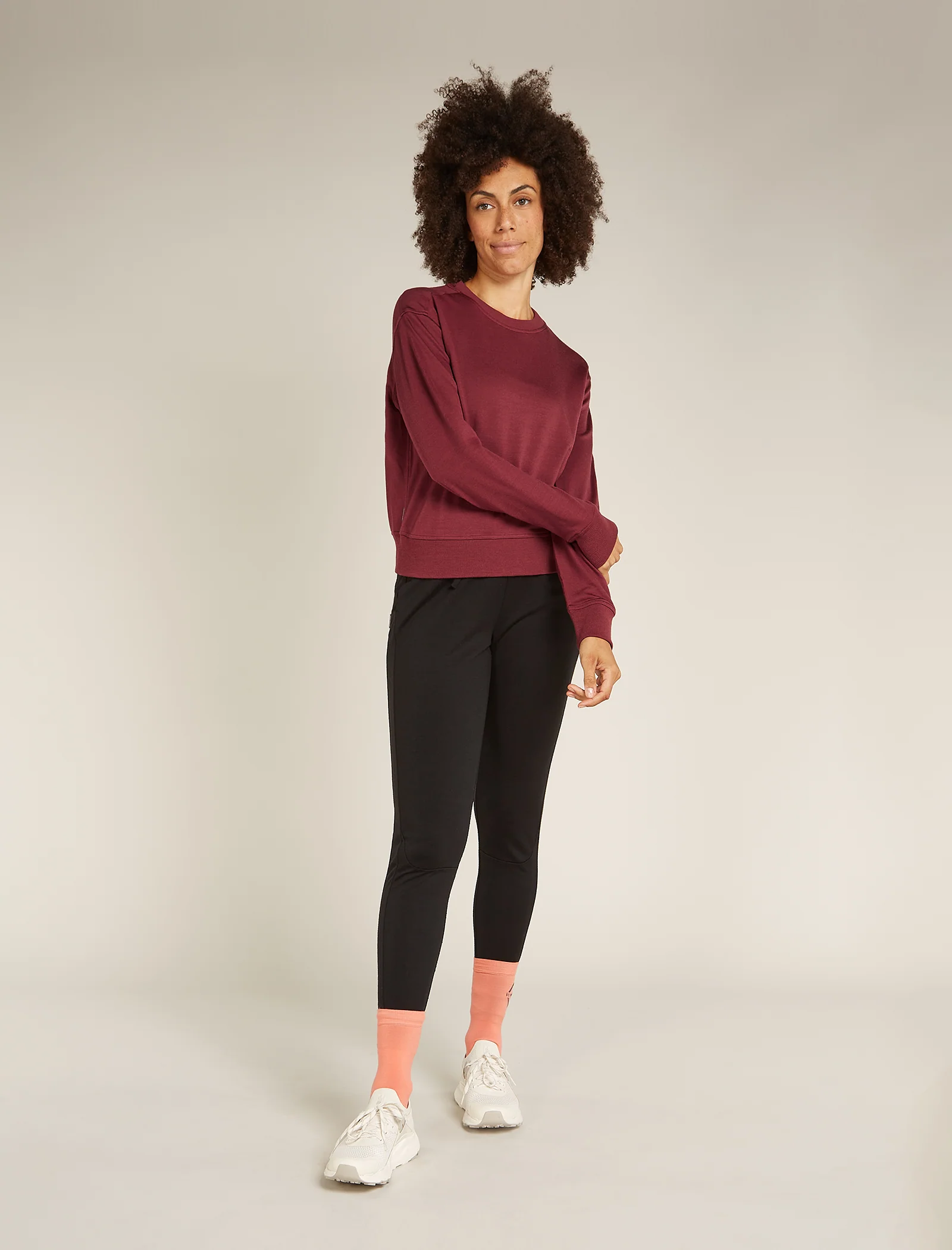 Women's Merino Blend 200 Crush Long Sleeve Sweatshirt - Image 4