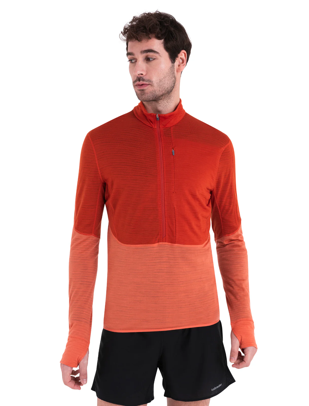 Merino Blend 200 Realfleece⢠Descender Long Sleeve Half Zip Jacket
