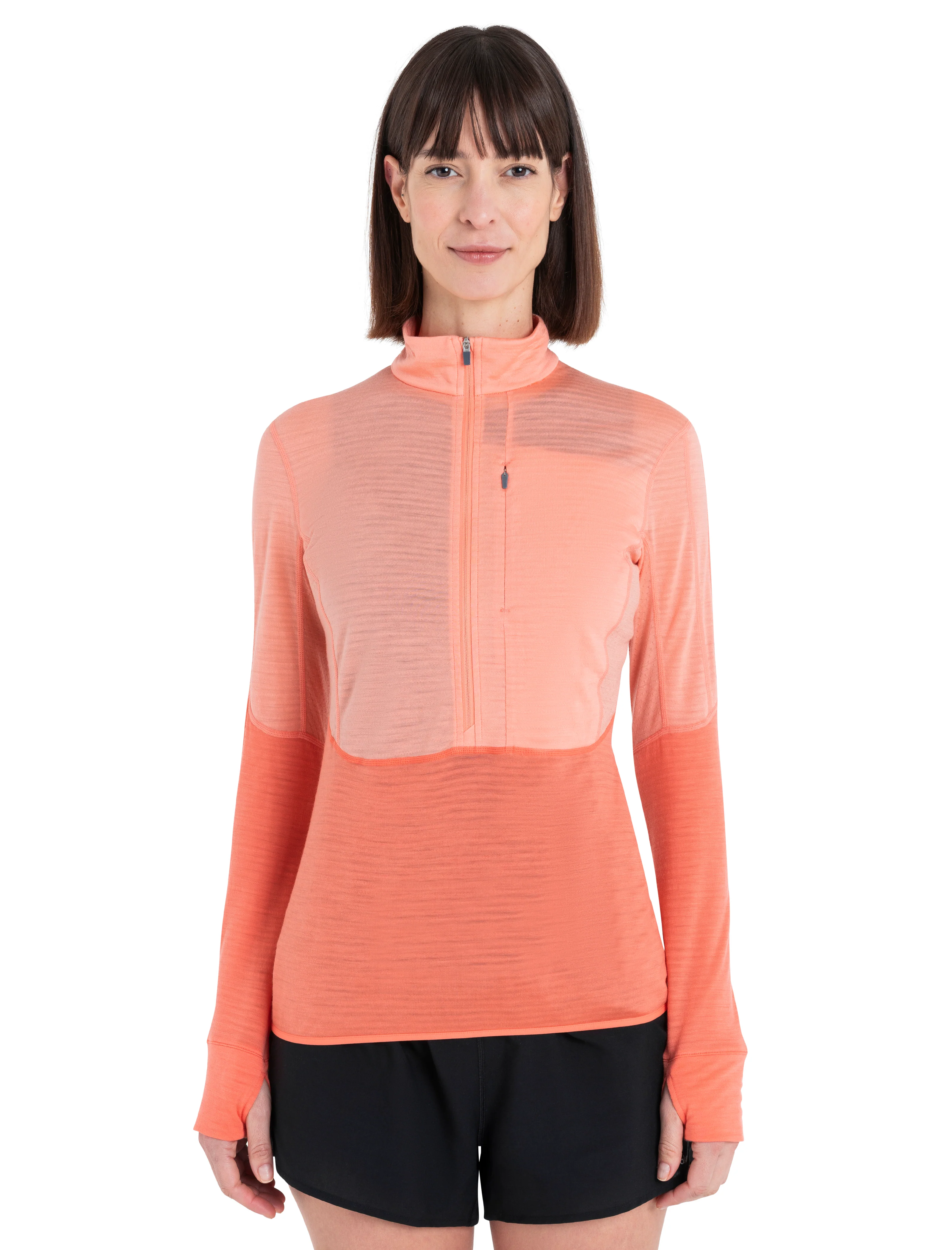 Women's Merino Blend 200 Realfleece⢠Descender Long Sleeve Half Zip Jacket