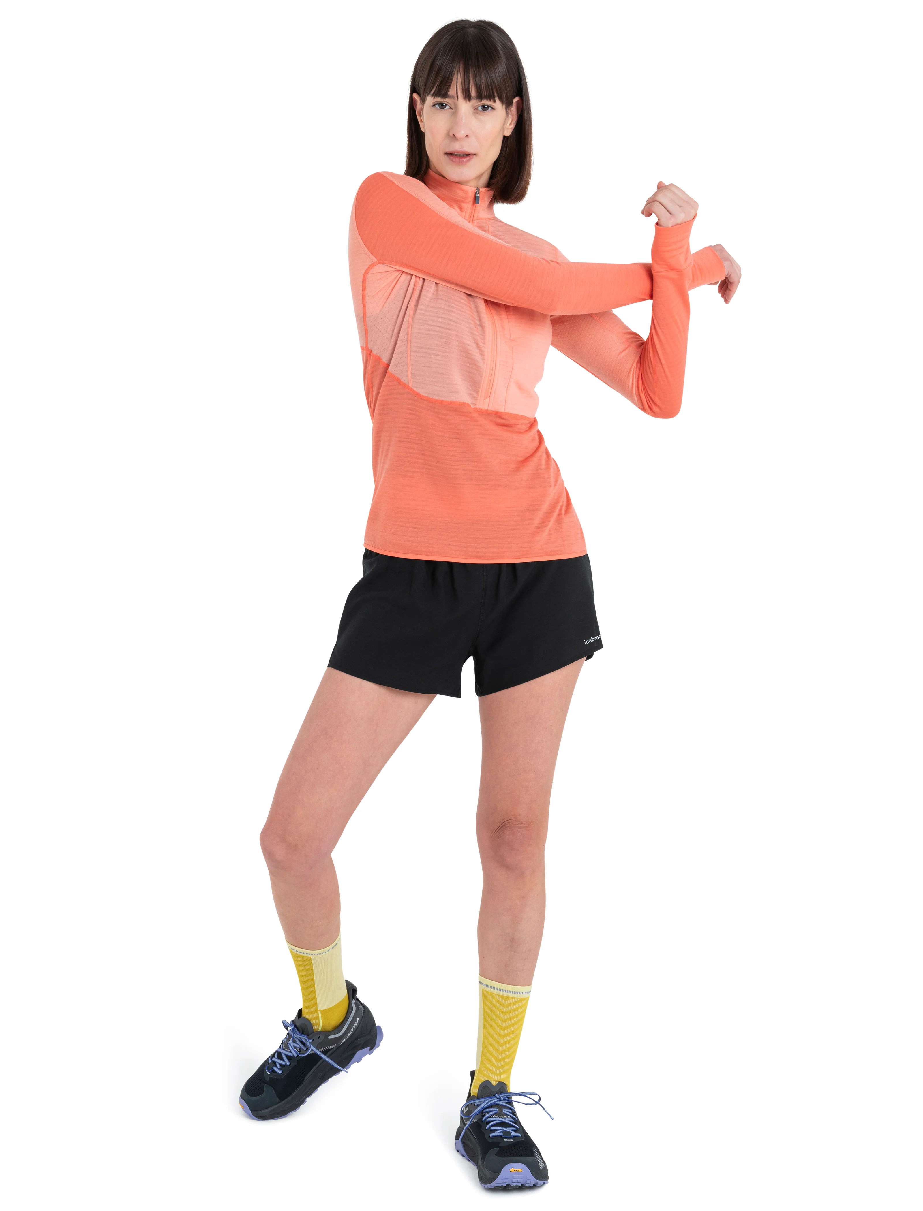 Women's Merino Blend 200 Realfleece⢠Descender Long Sleeve Half Zip Jacket - Image 4