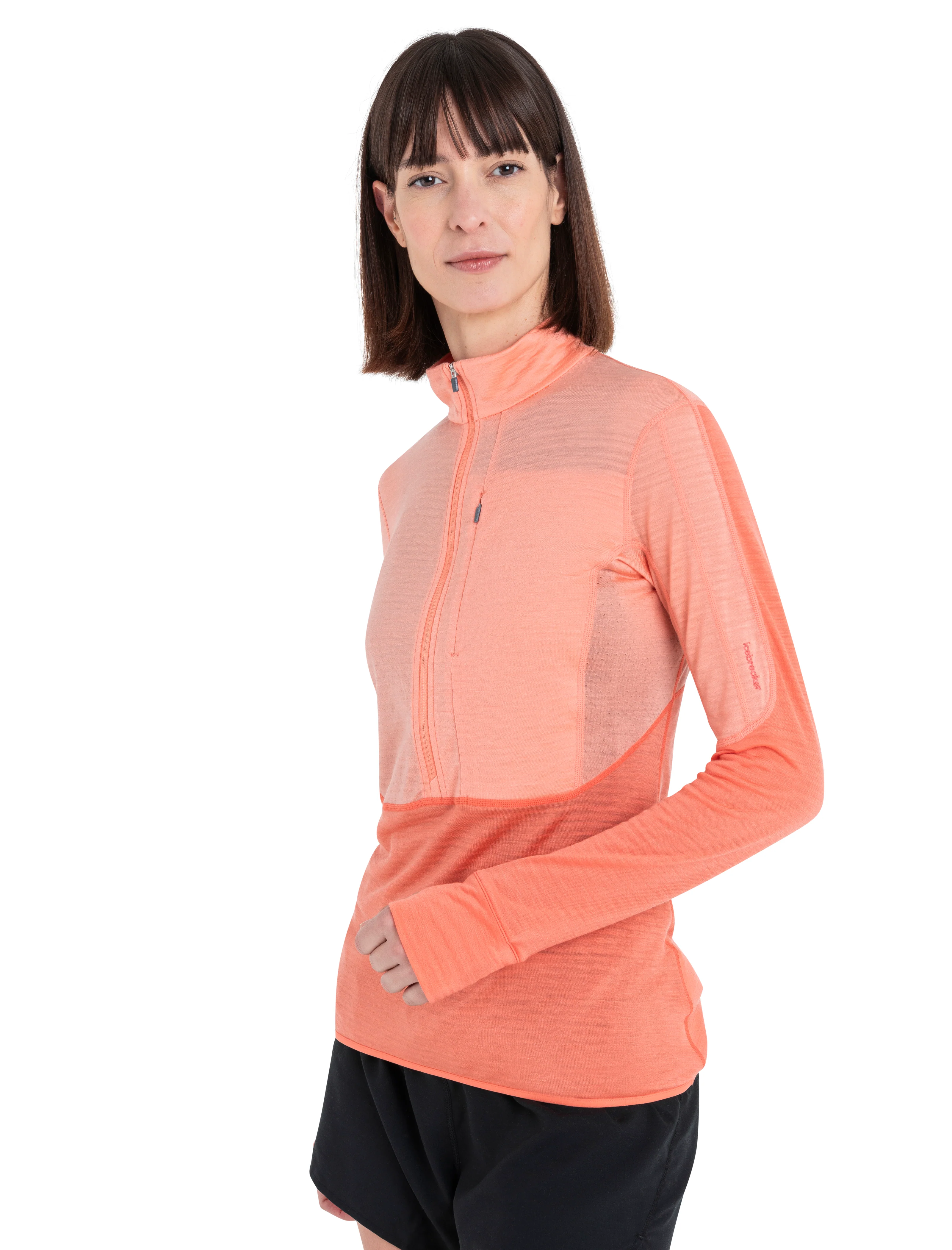 Women's Merino Blend 200 Realfleece⢠Descender Long Sleeve Half Zip Jacket - Image 5