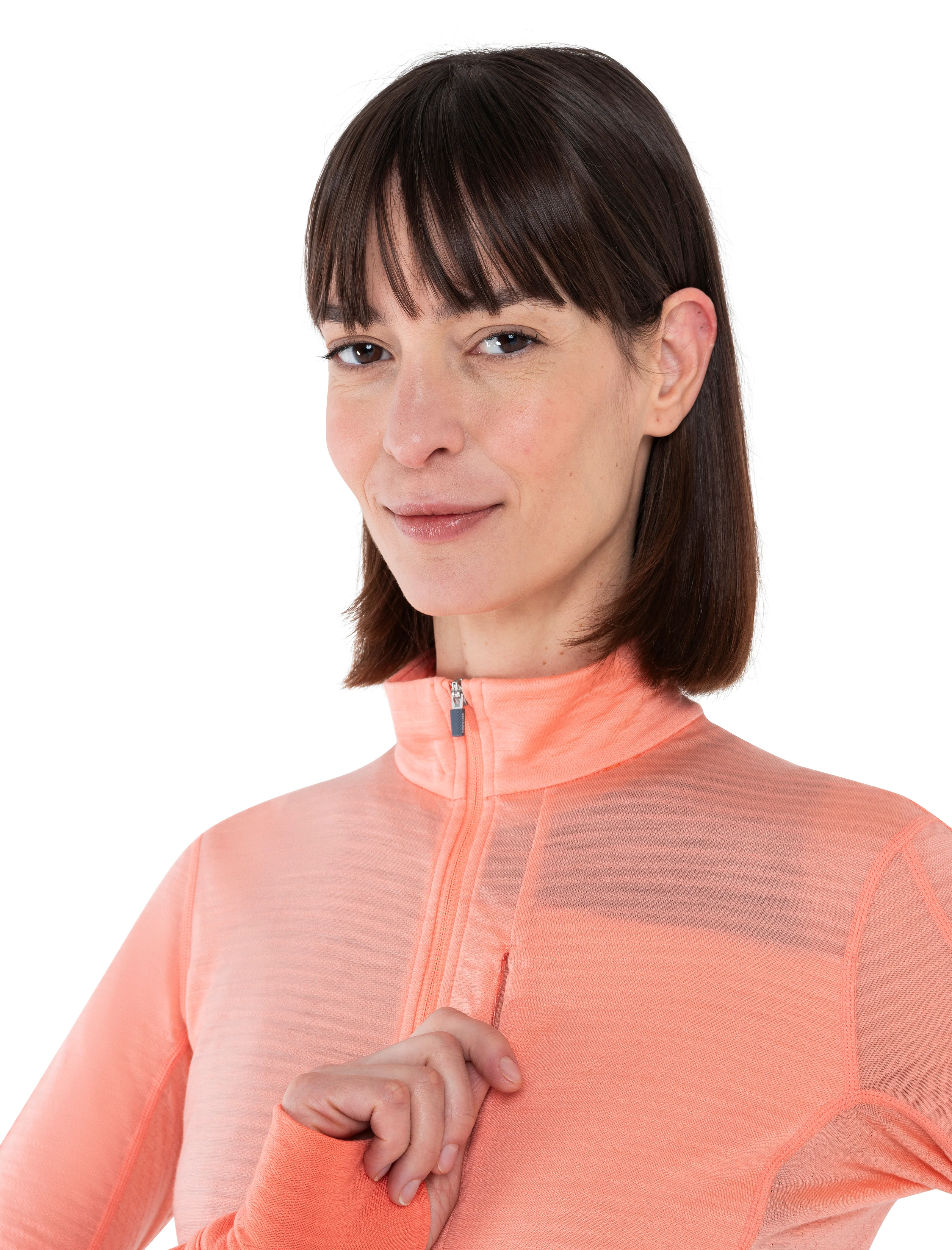 Women's Merino Blend 200 Realfleece⢠Descender Long Sleeve Half Zip Jacket - Image 6