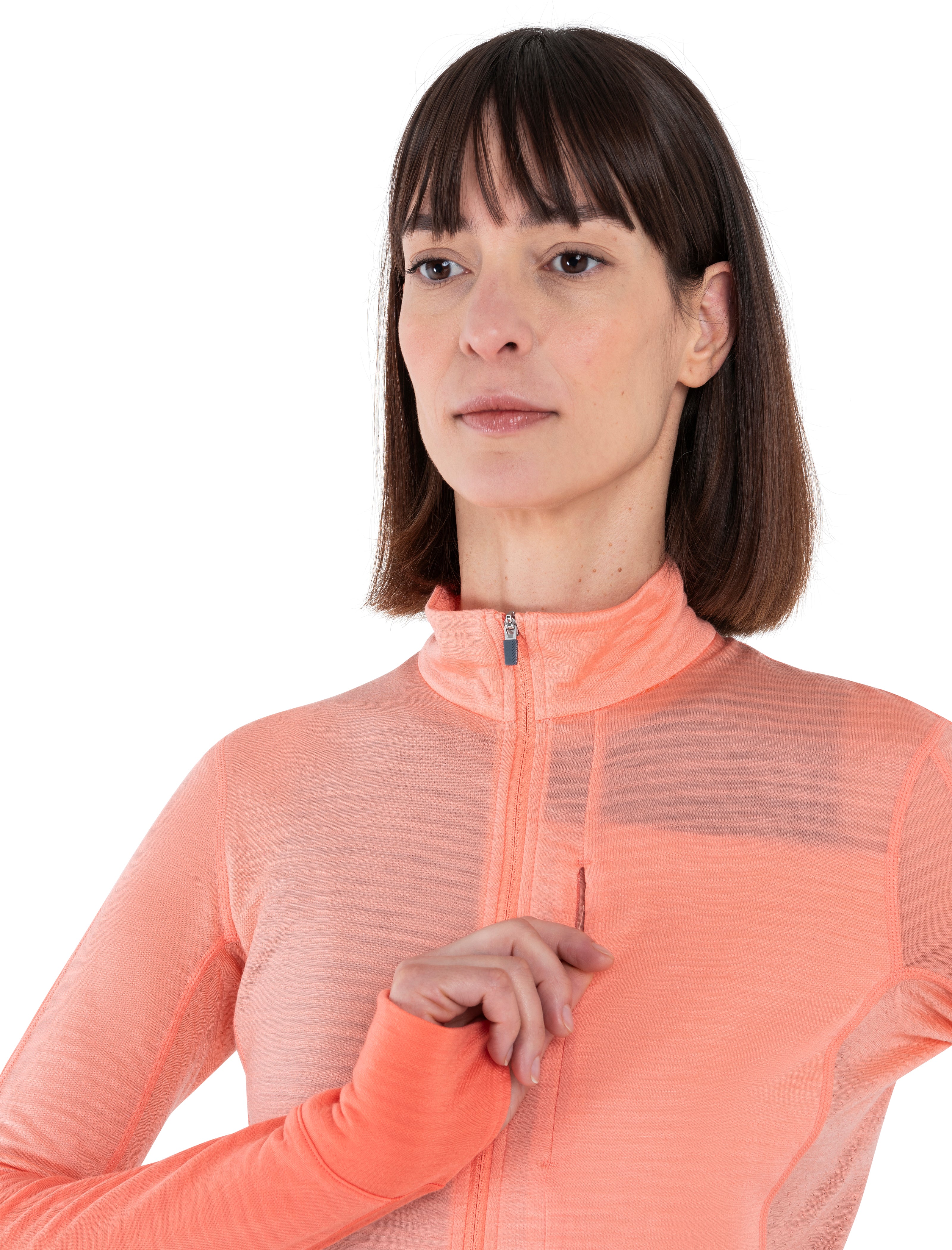 Women's Merino Blend 200 Realfleece⢠Descender Long Sleeve Half Zip Jacket - Image 7
