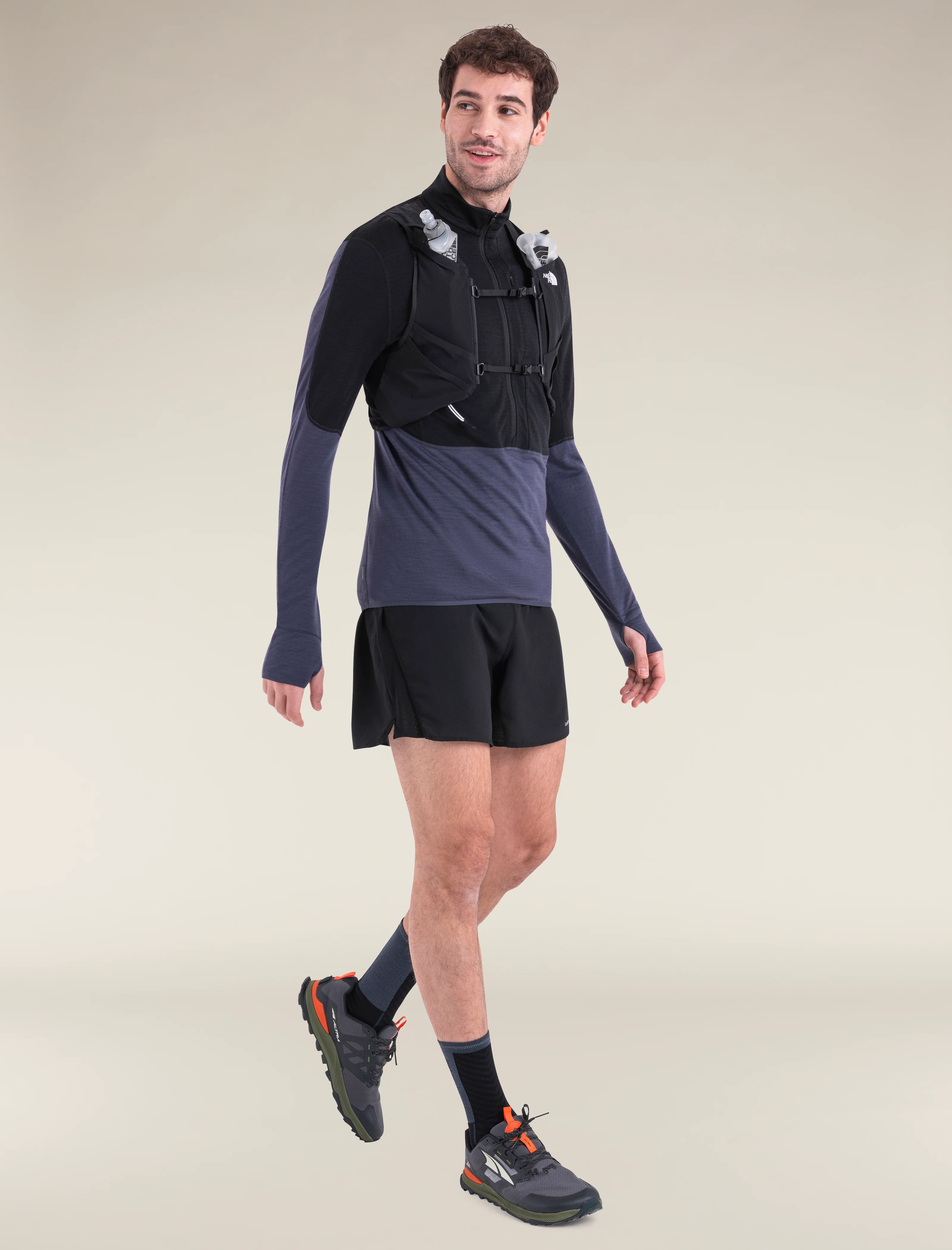 Men's Merino Blend 200 Realfleece⢠Descender Long Sleeve Half Zip Top - Image 4