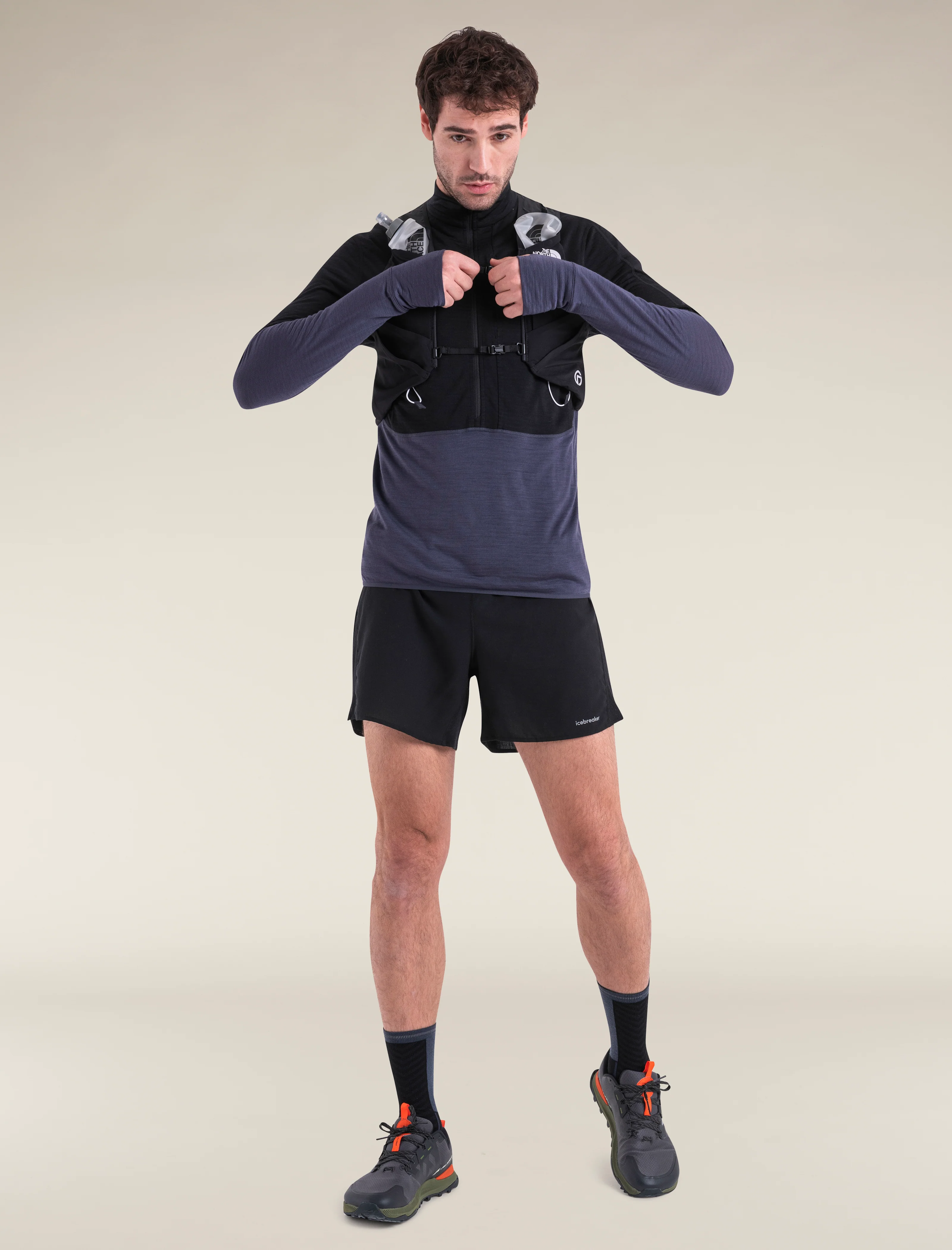 Men's Merino Blend 200 Realfleece⢠Descender Long Sleeve Half Zip Top - Image 5