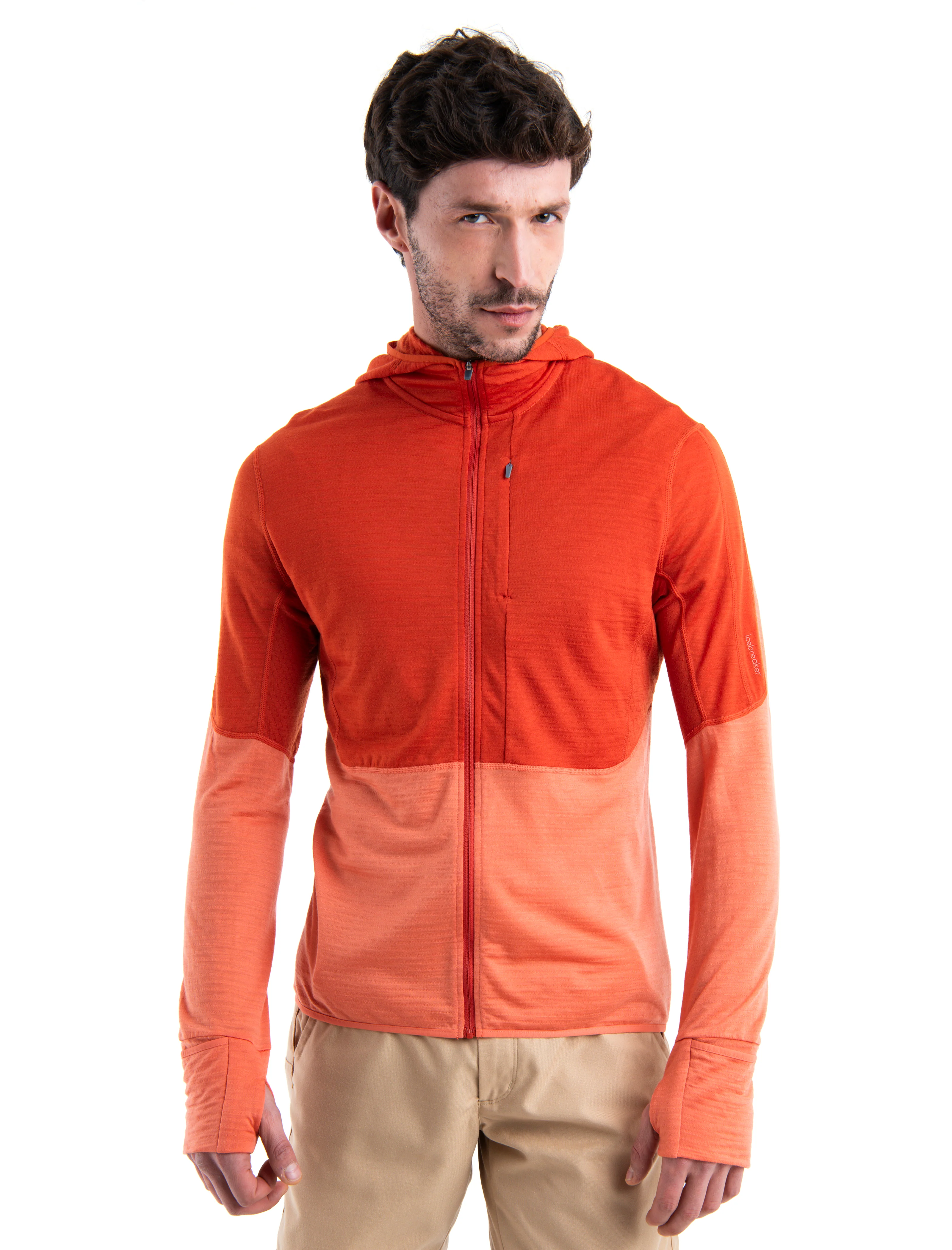 Men's Merino Blend 200 Realfleece⢠Descender Long Sleeve Zip Hoodie