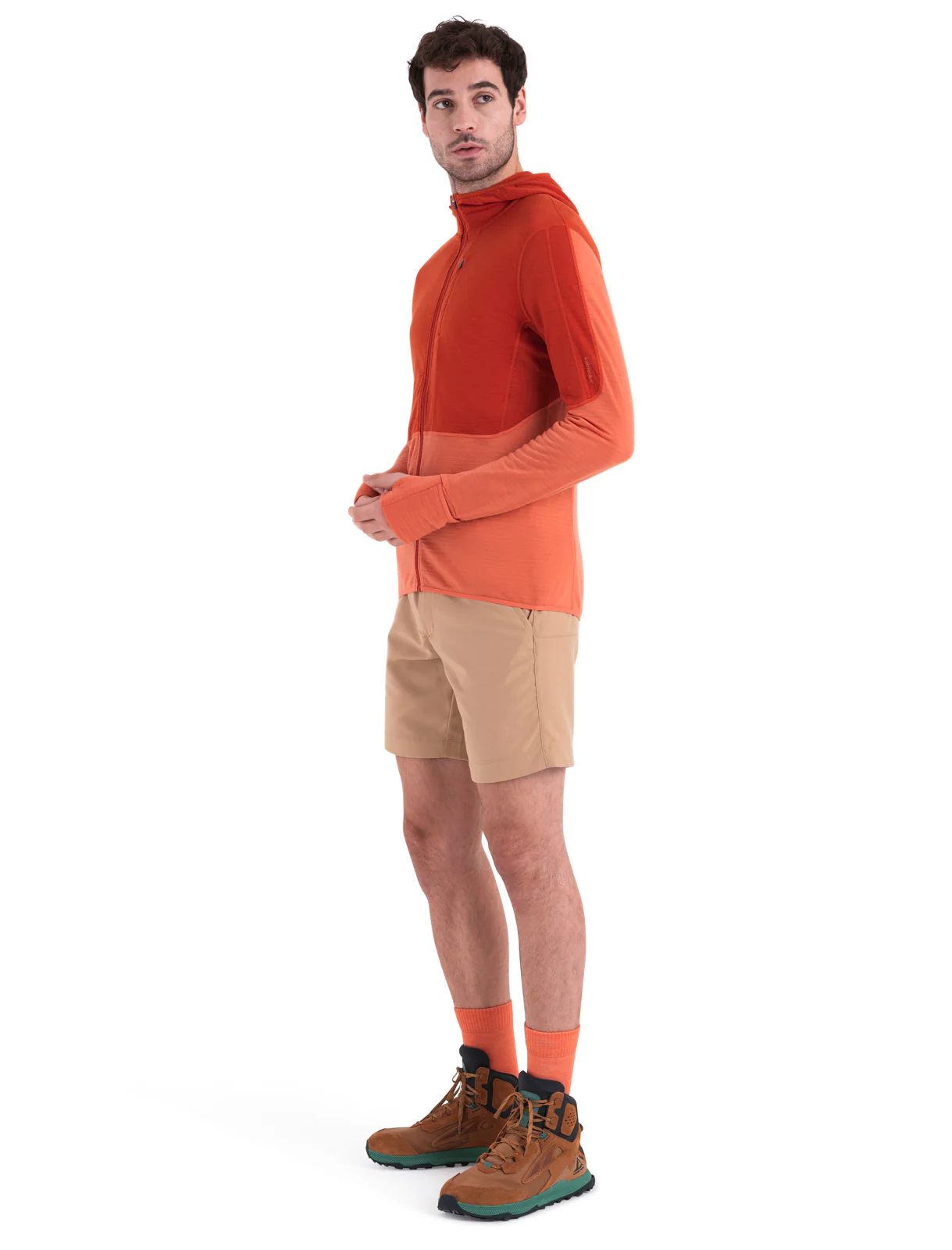 Men's Merino Blend 200 Realfleece⢠Descender Long Sleeve Zip Hoodie - Image 9