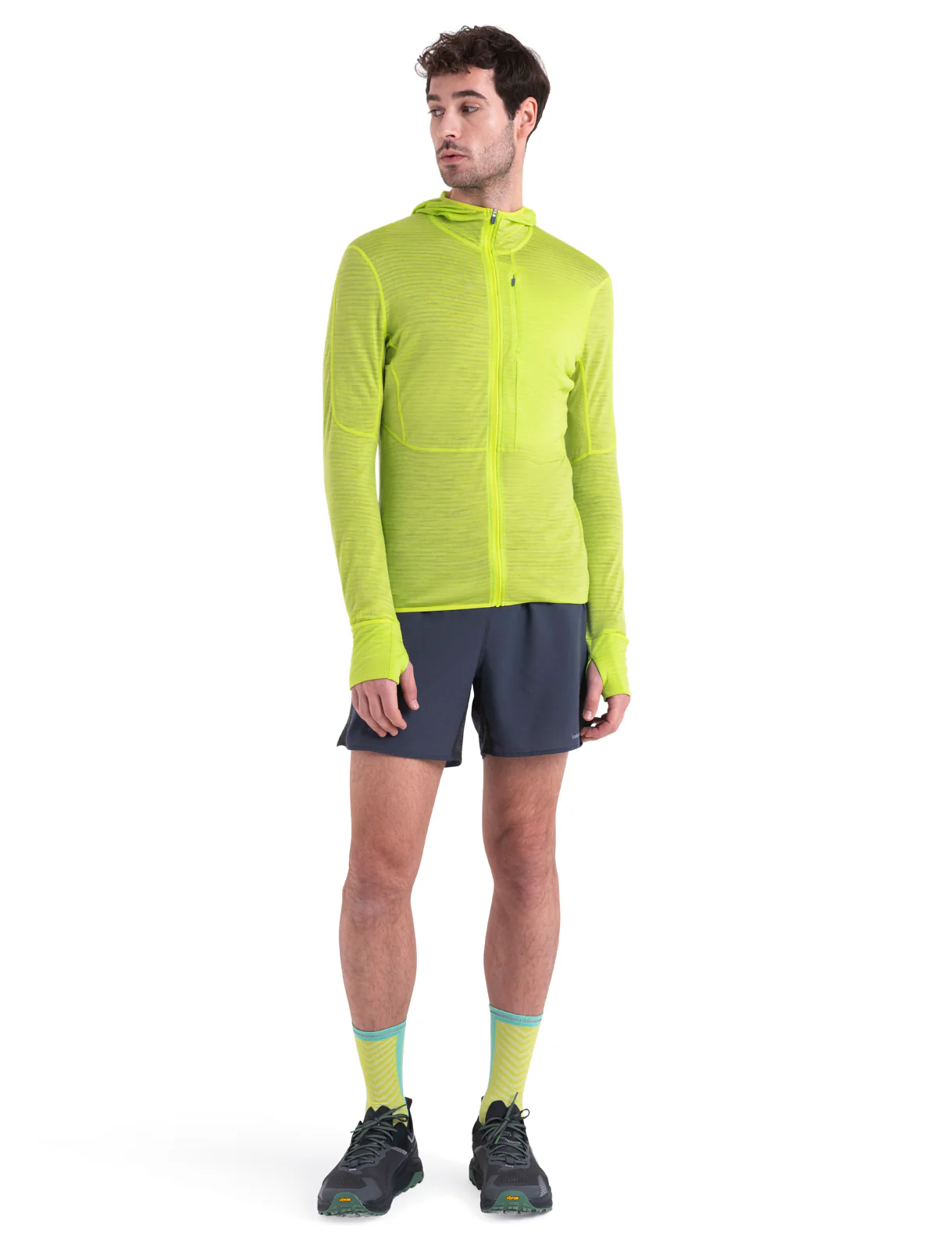 Men's Merino Blend 200 Realfleece⢠Descender Long Sleeve Zip Hoodie - Image 3