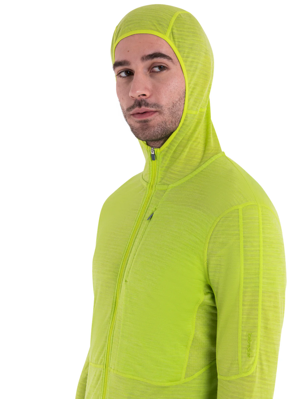 Men's Merino Blend 200 Realfleece⢠Descender Long Sleeve Zip Hoodie - Image 4
