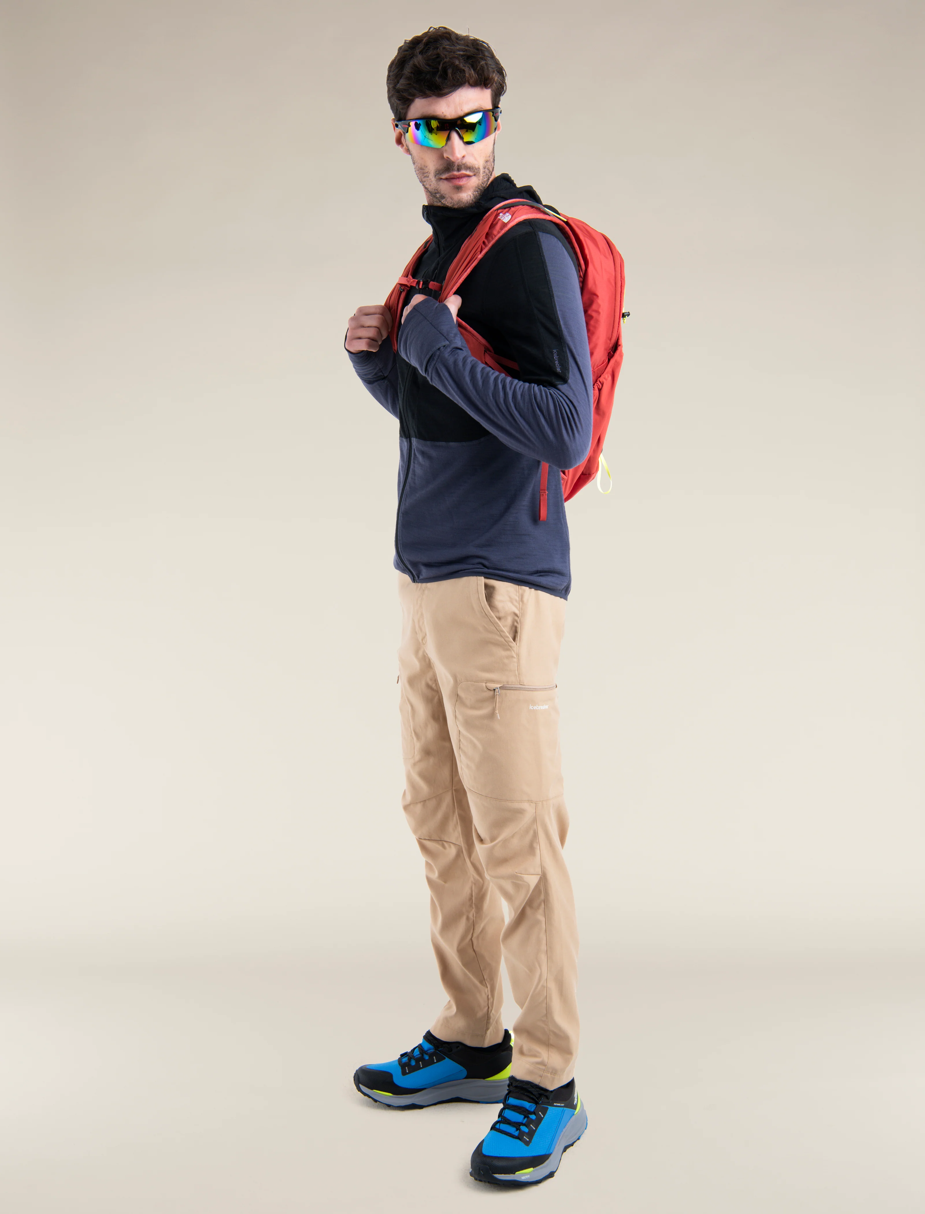 Men's Merino Blend 200 Realfleece⢠Descender Long Sleeve Zip Hoodie - Image 3