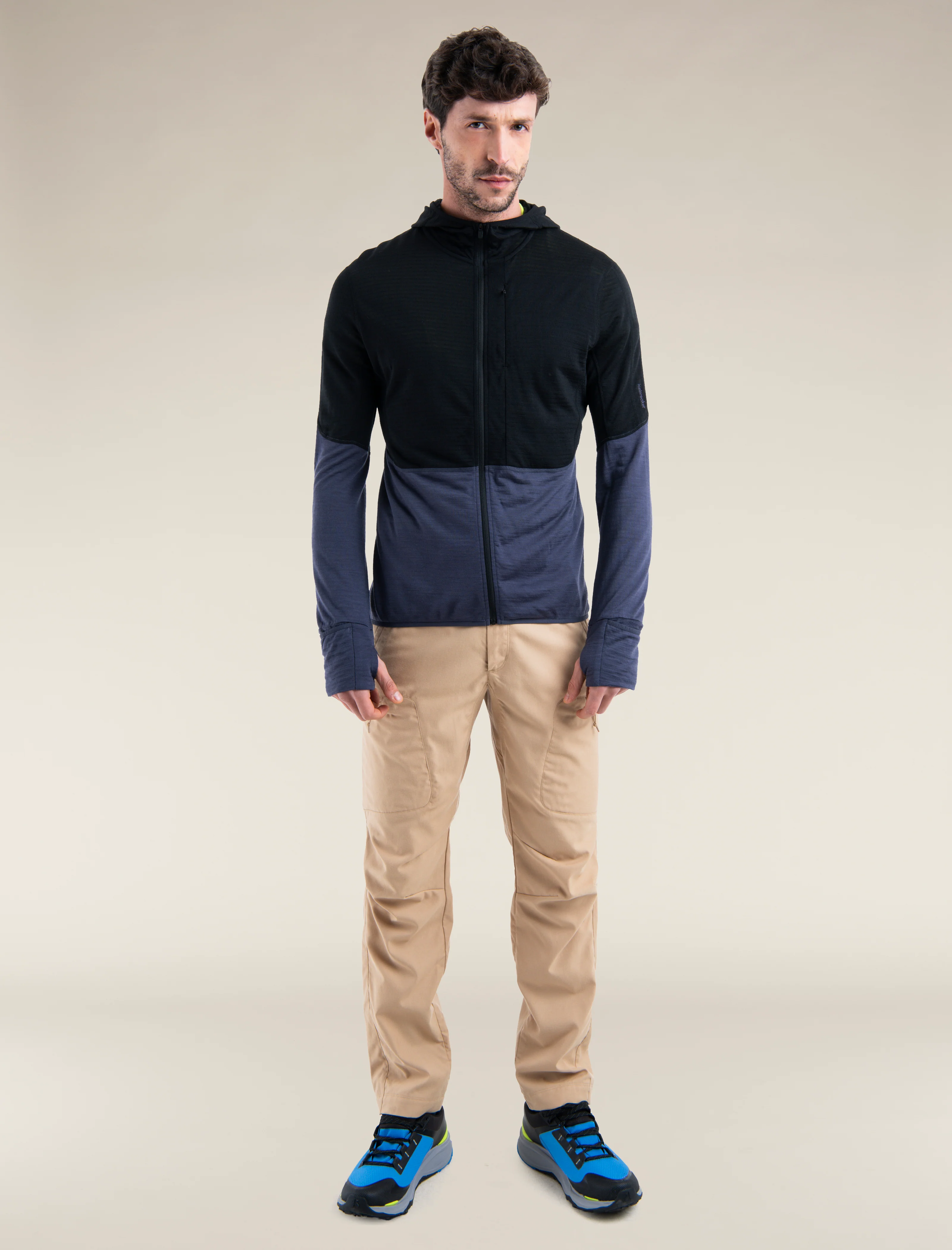 Men's Merino Blend 200 Realfleece⢠Descender Long Sleeve Zip Hoodie - Image 4