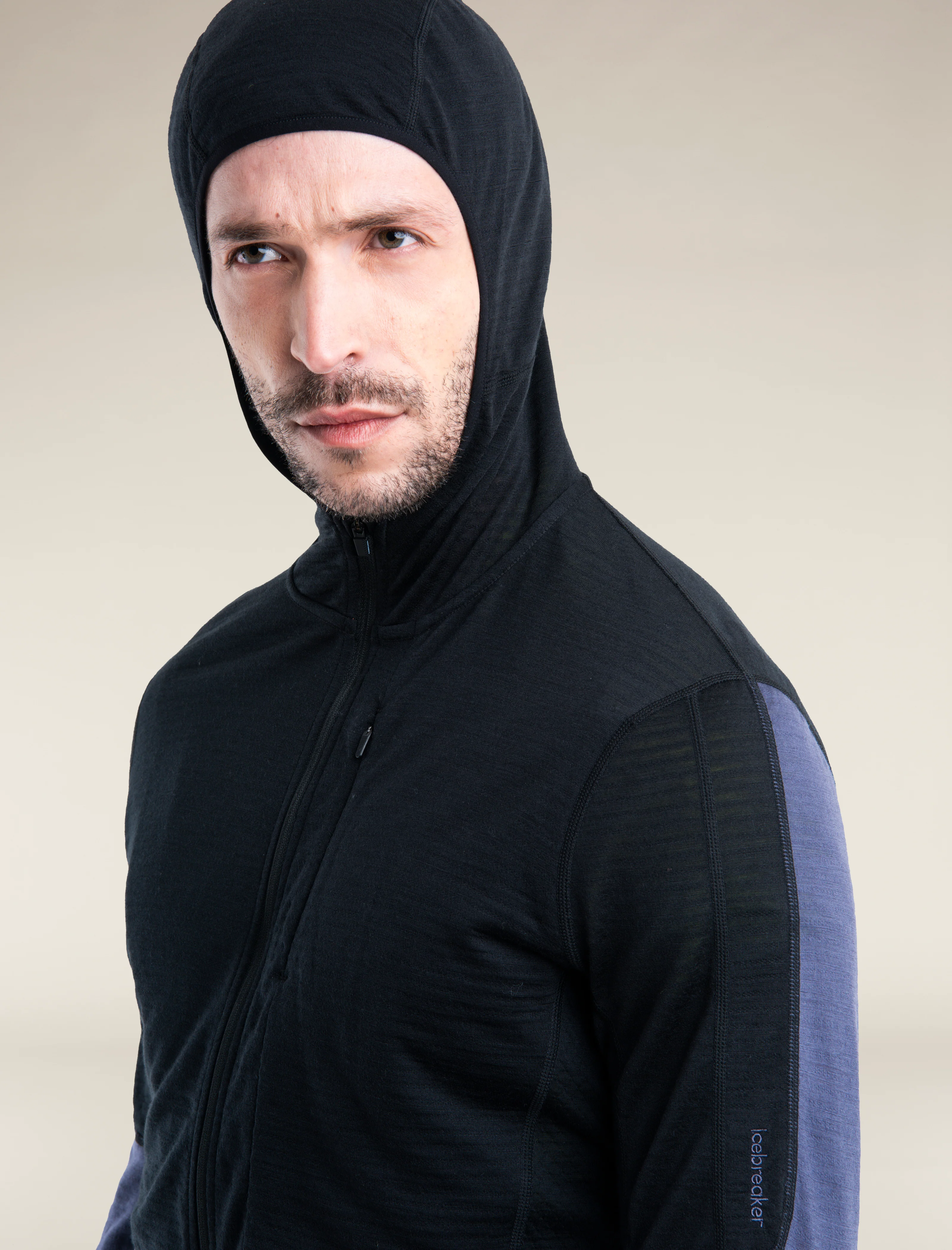 Men's Merino Blend 200 Realfleece⢠Descender Long Sleeve Zip Hoodie - Image 5