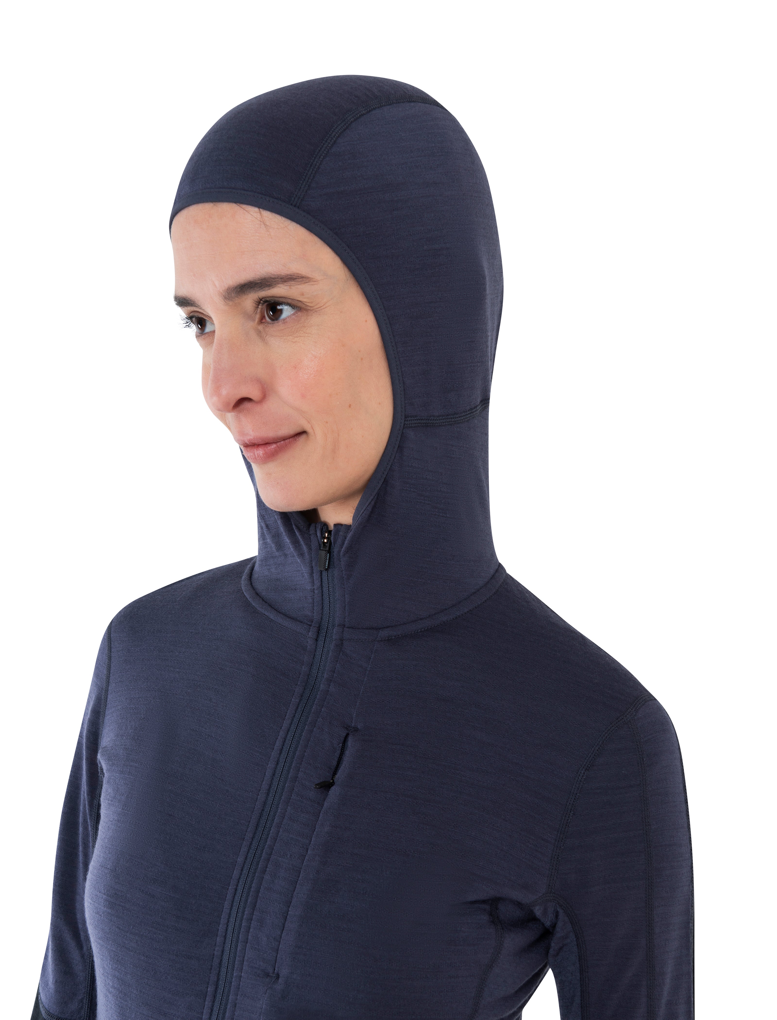 Women's Merino Blend 200 Realfleece⢠Descender Long Sleeve Zip Hoodie - Image 5
