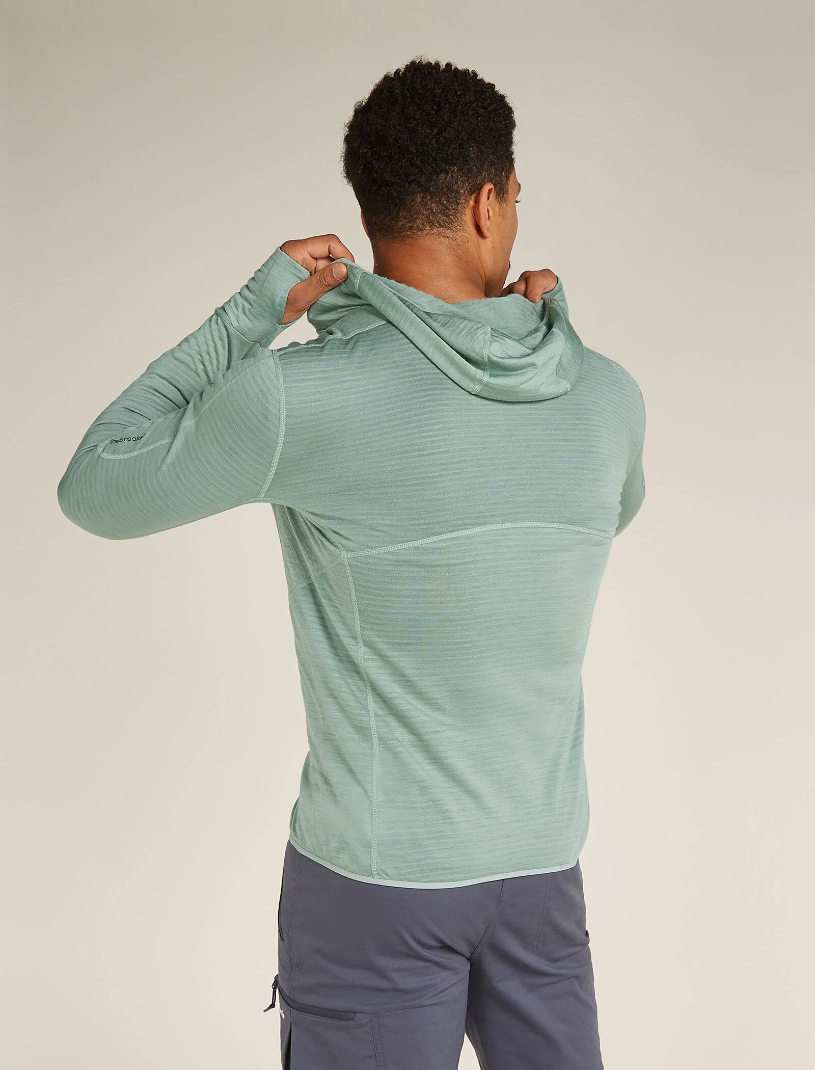 Men's Merino Blend 200 Realfleece⢠Descender Long Sleeve Zip Hoodie - Image 2