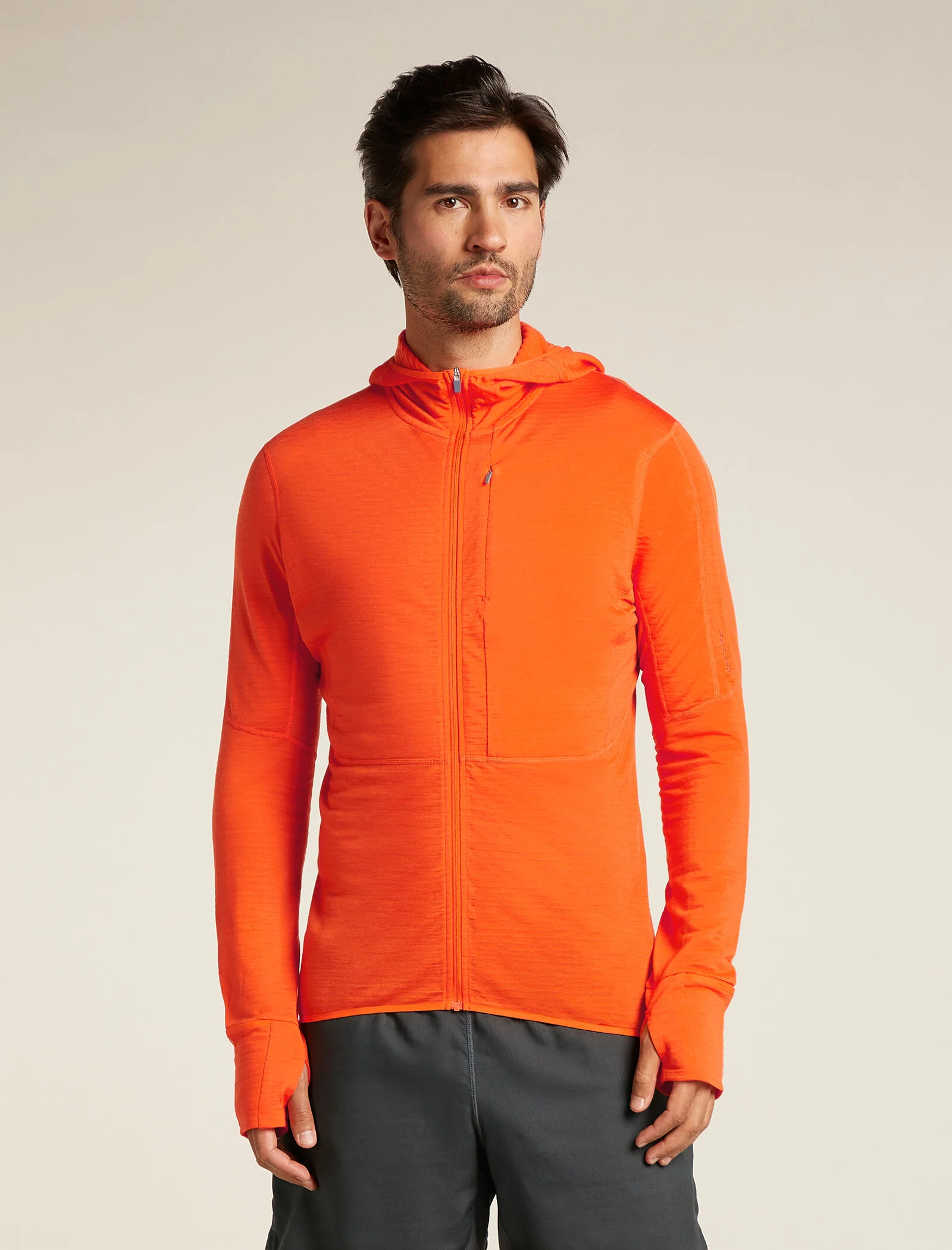 Men's Merino Blend 200 Realfleece⢠Descender Long Sleeve Zip Hoodie