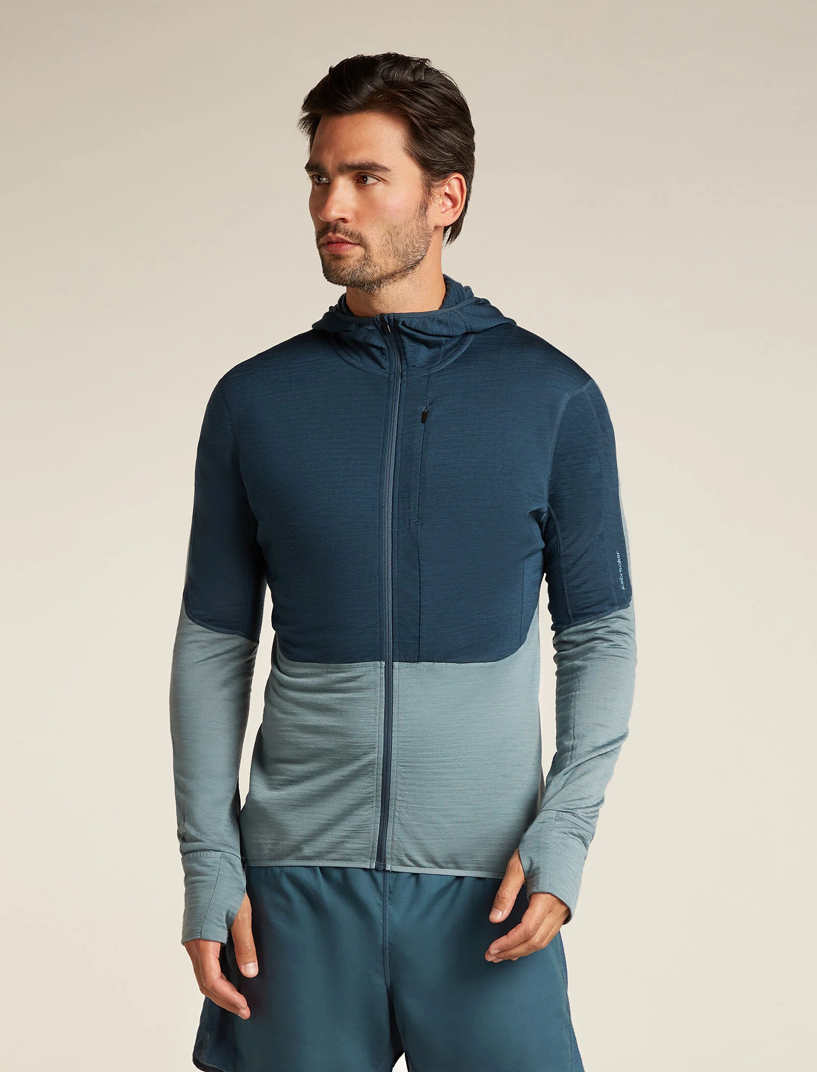 Men's Merino Blend 200 Realfleece⢠Descender Long Sleeve Zip Hoodie