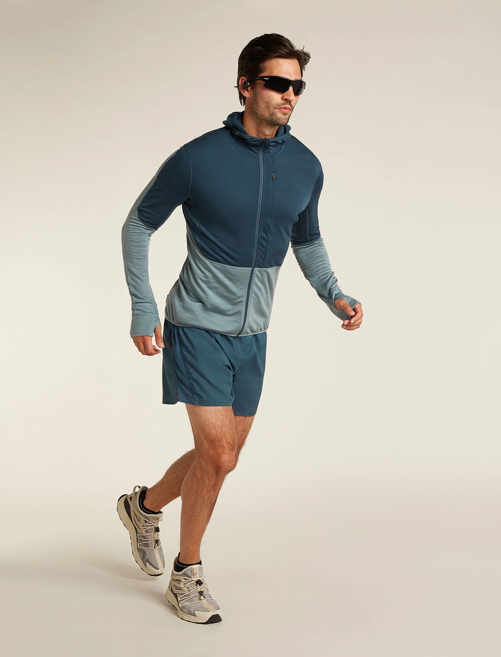 Men's Merino Blend 200 Realfleece⢠Descender Long Sleeve Zip Hoodie - Image 4
