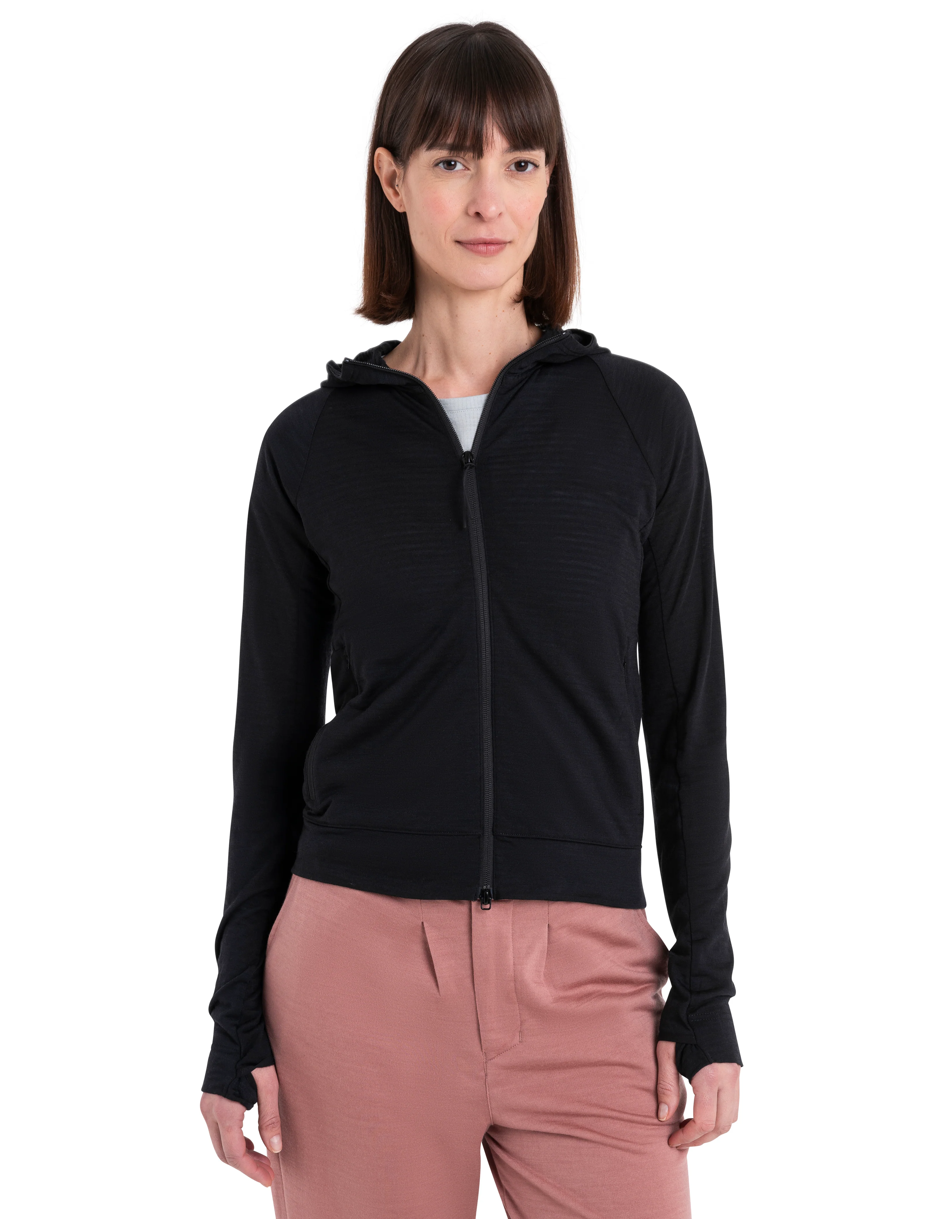 Women's Merino Blend 200 Realfleece⢠The North Face x icebreaker Long Sleeve Zip Hoodie