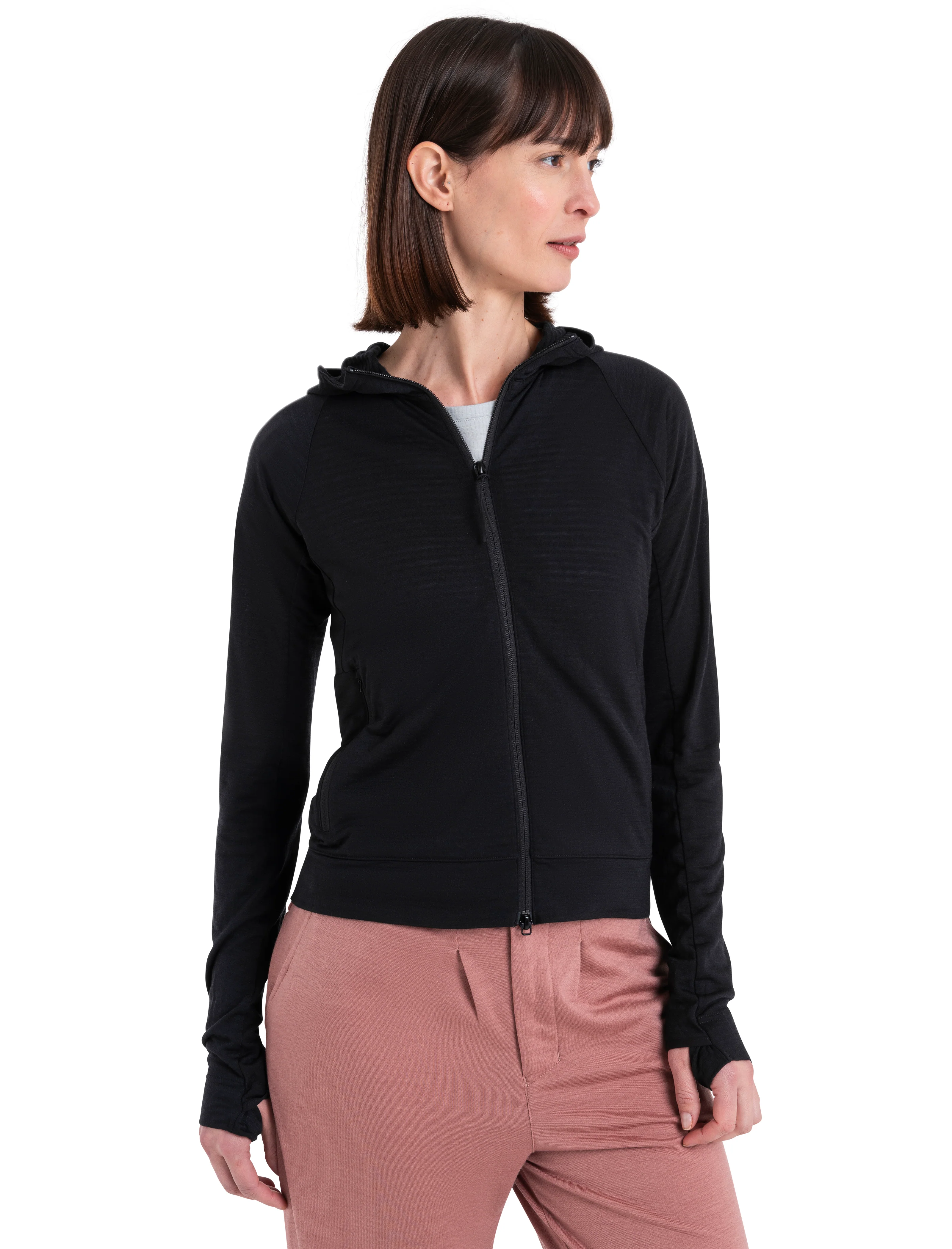 Women's Merino Blend 200 Realfleece⢠The North Face x icebreaker Long Sleeve Zip Hoodie - Image 5