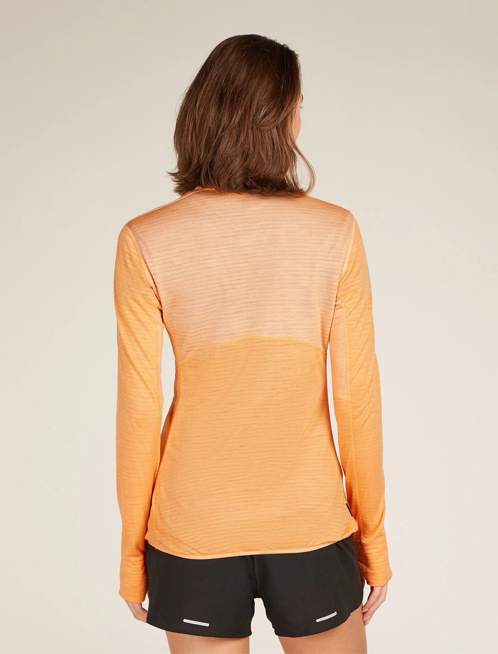 Women's Merino Blend 200 Realfleece⢠Descender Long Sleeve Half Zip Top - Image 2