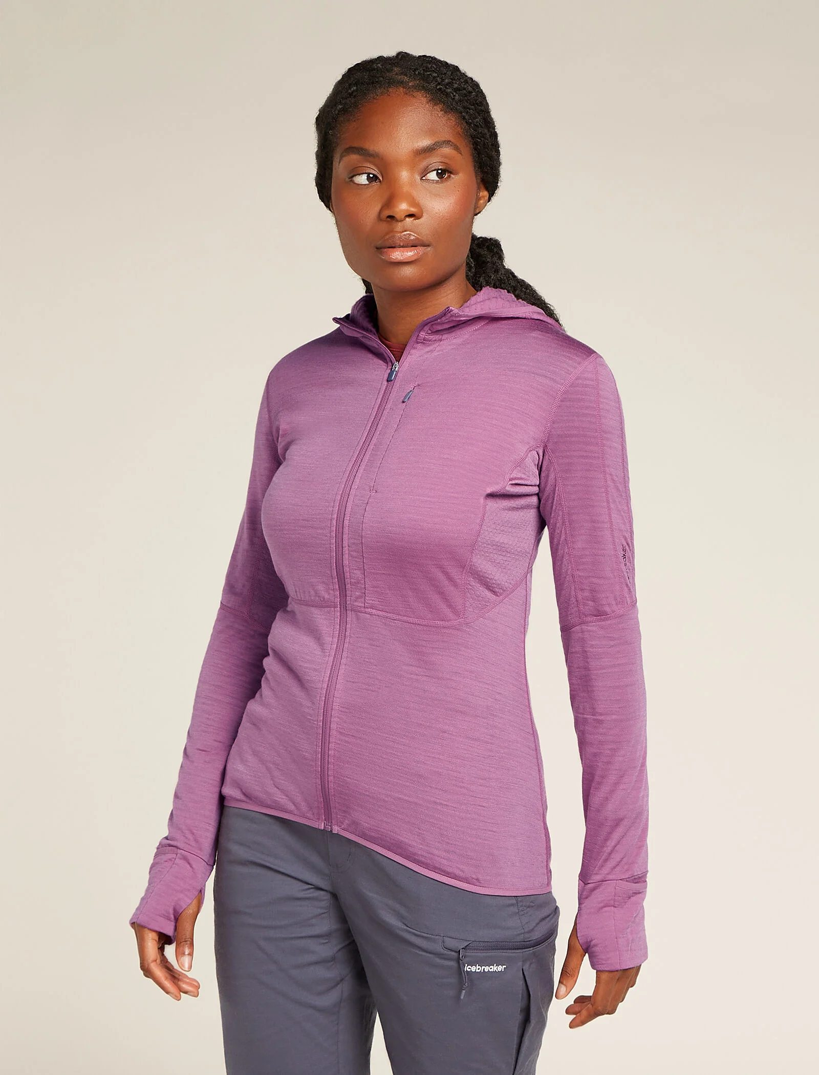 Women's Merino Blend 200 Realfleece⢠Descender Long Sleeve Zip Hoodie