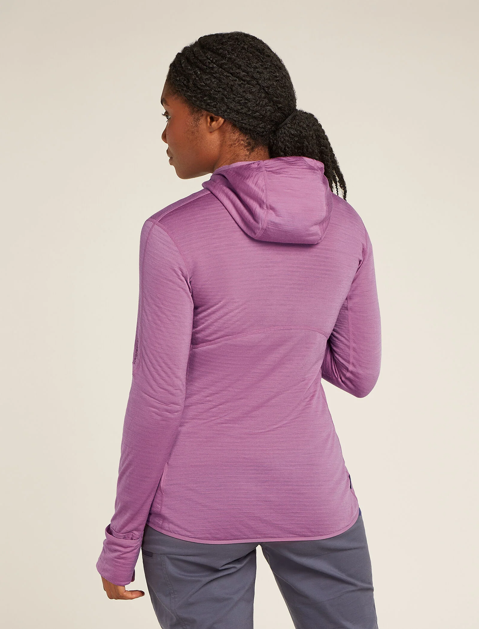 Women's Merino Blend 200 Realfleece⢠Descender Long Sleeve Zip Hoodie - Image 2