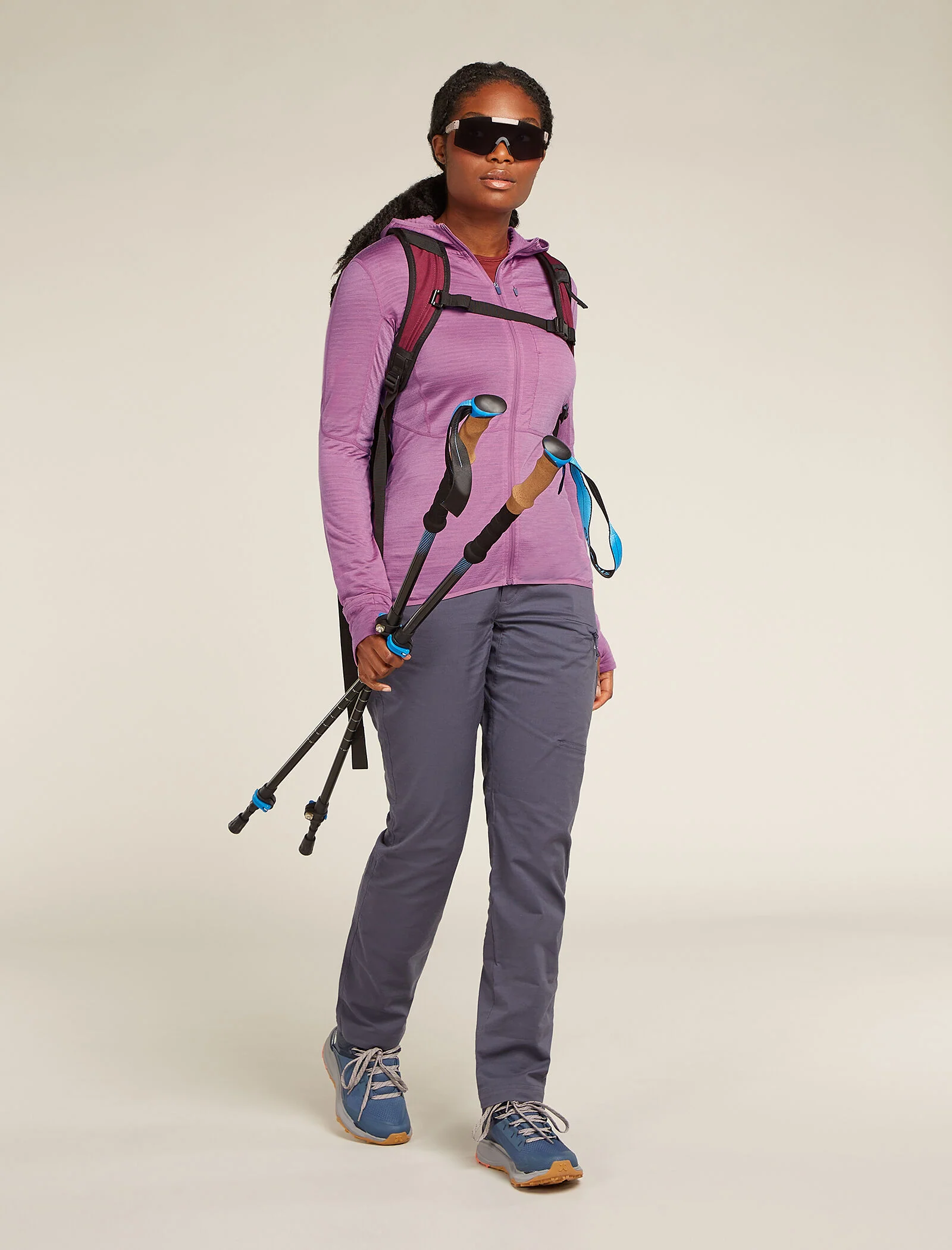 Women's Merino Blend 200 Realfleece⢠Descender Long Sleeve Zip Hoodie - Image 4