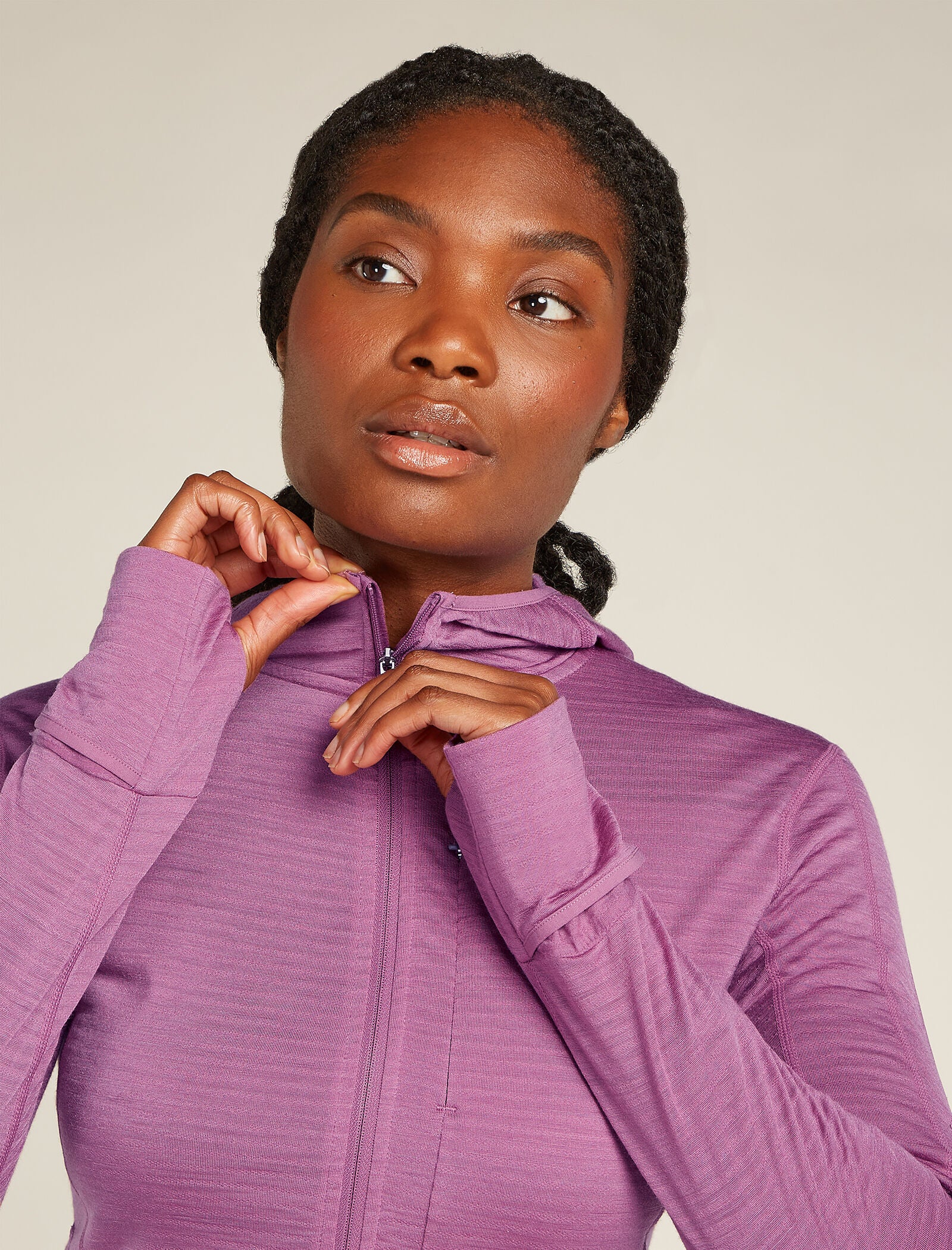 Women's Merino Blend 200 Realfleece⢠Descender Long Sleeve Zip Hoodie - Image 8