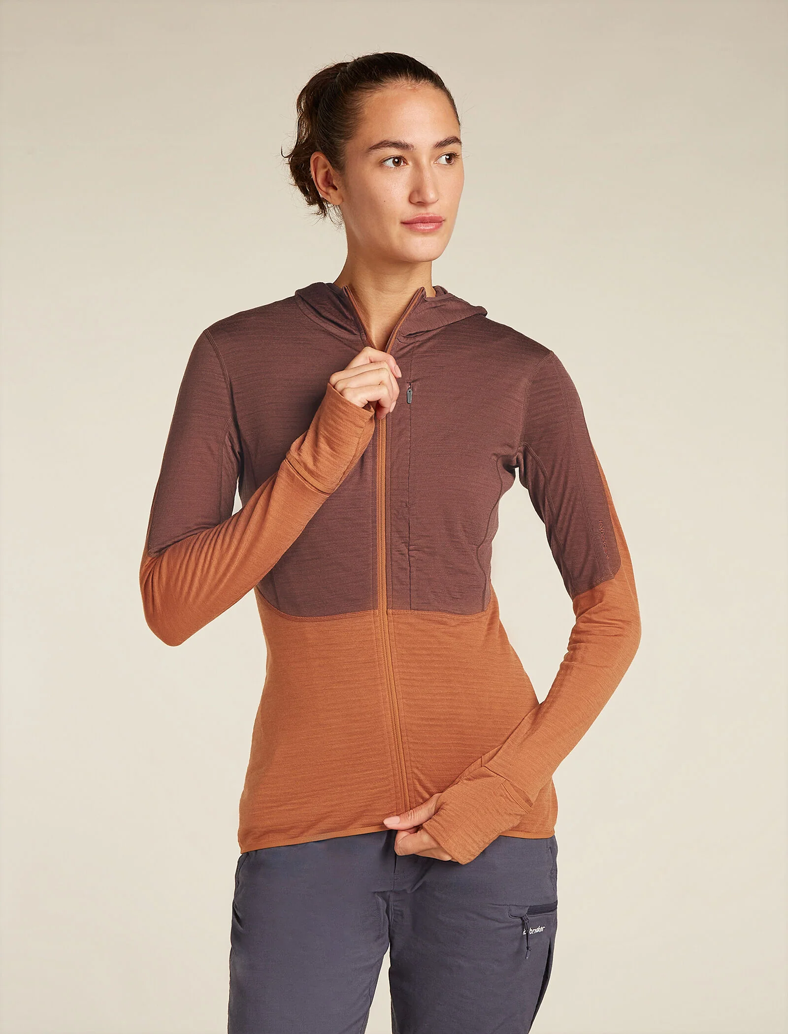 Women's Merino Blend 200 Realfleece™ Descender Long Sleeve Zip Hoodie